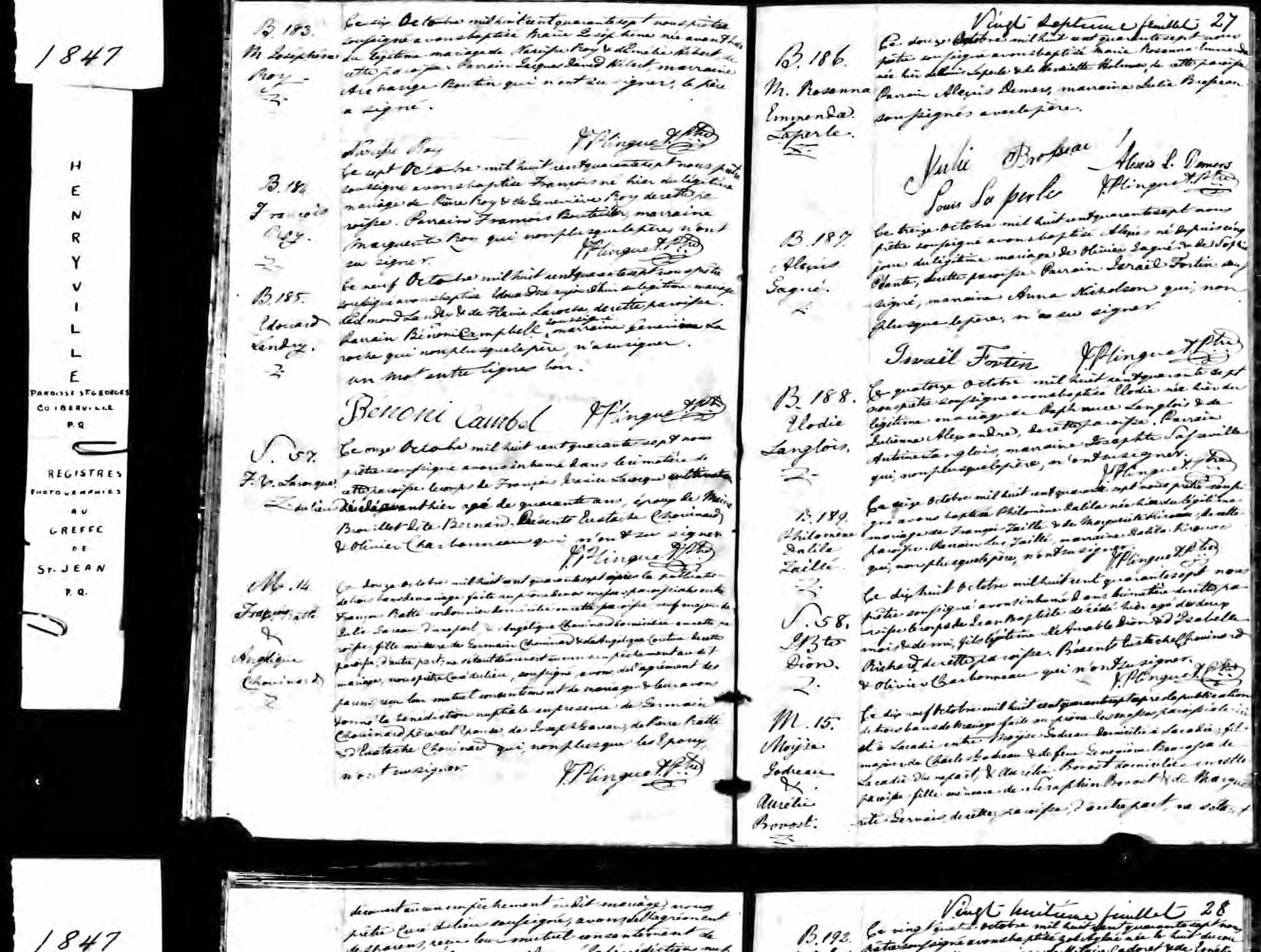 Acte de baptême