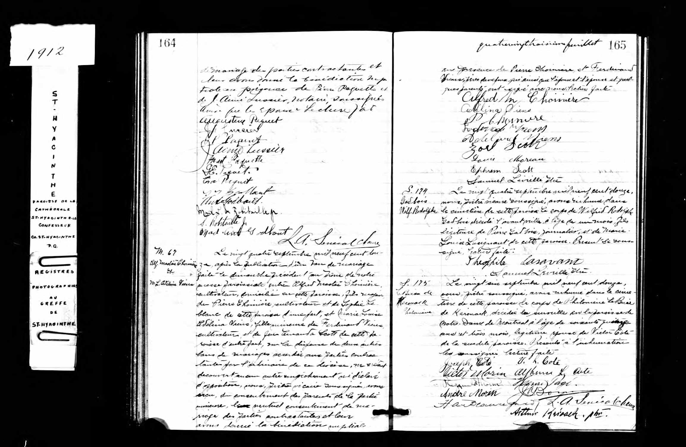 Acte de sépulture