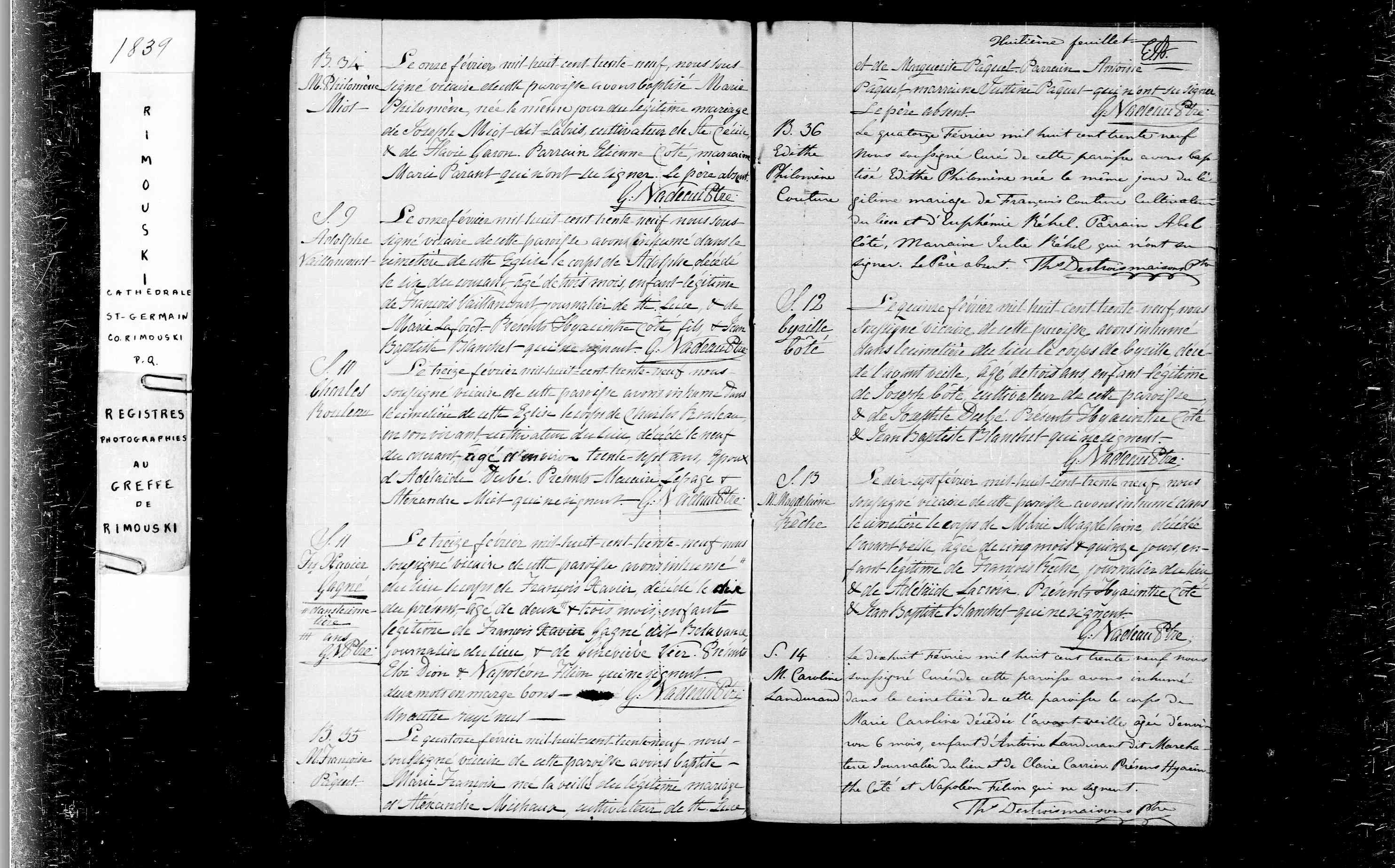 Acte de baptême Acte de baptême