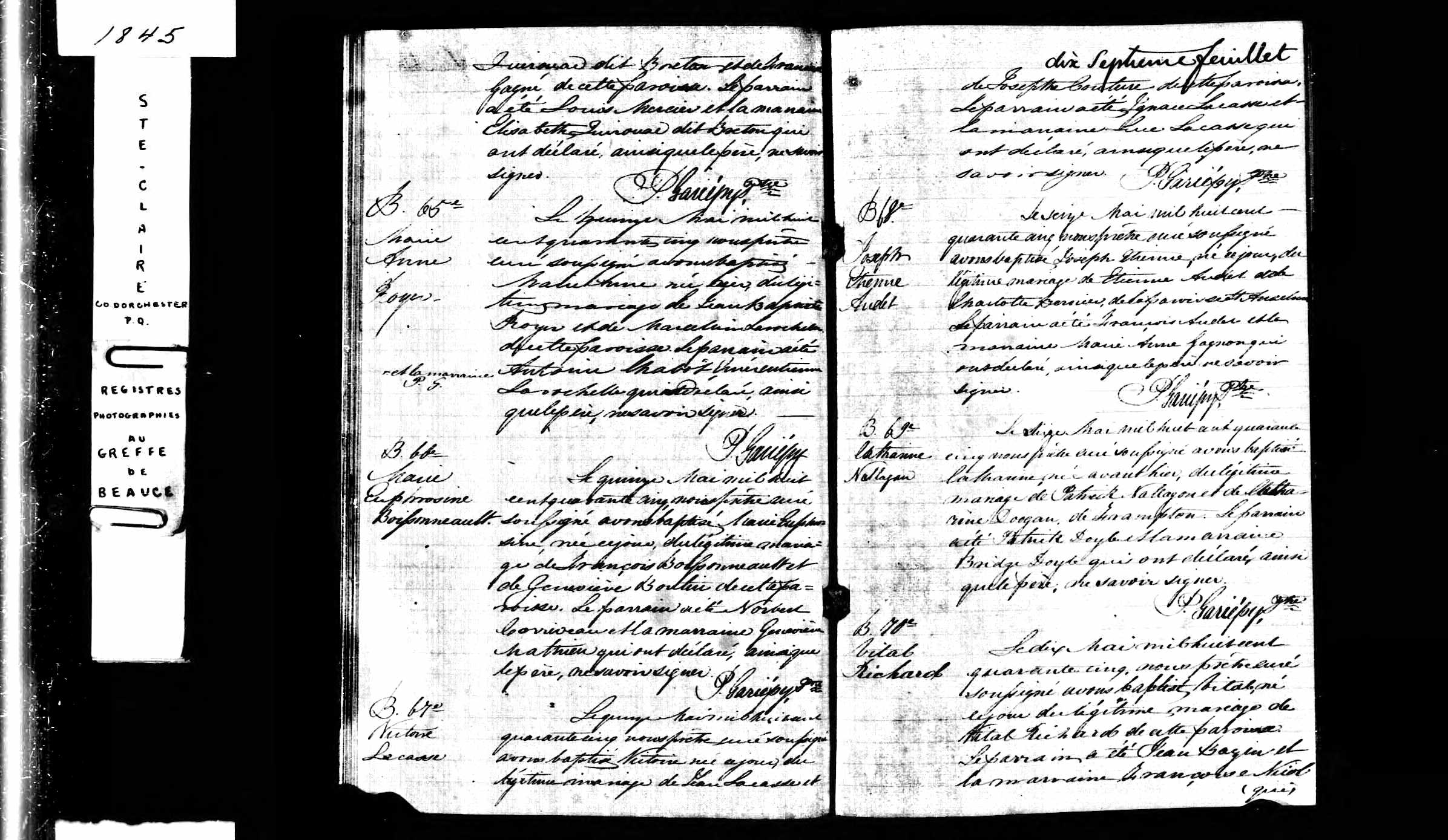 Acte de baptême