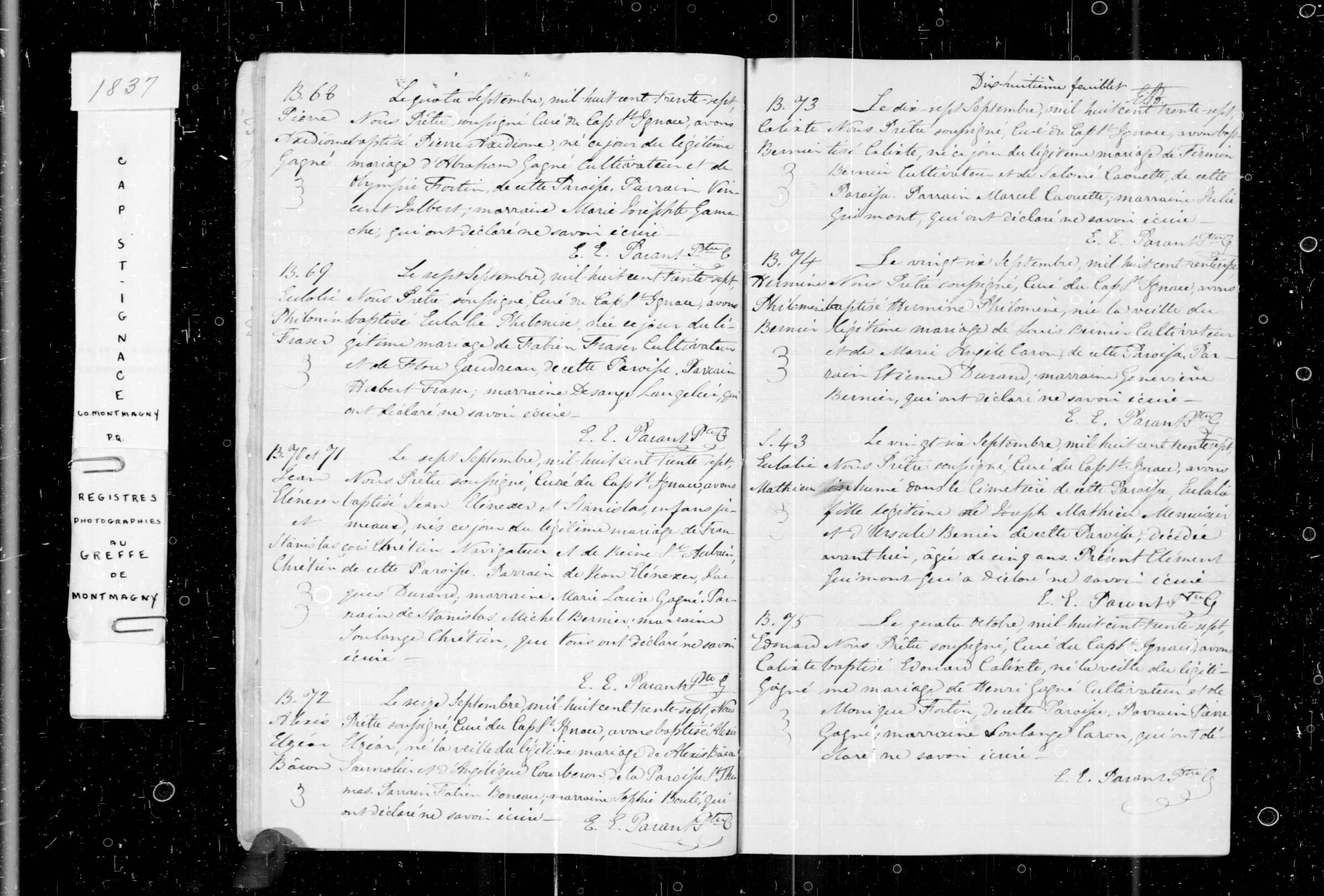 Acte de baptême