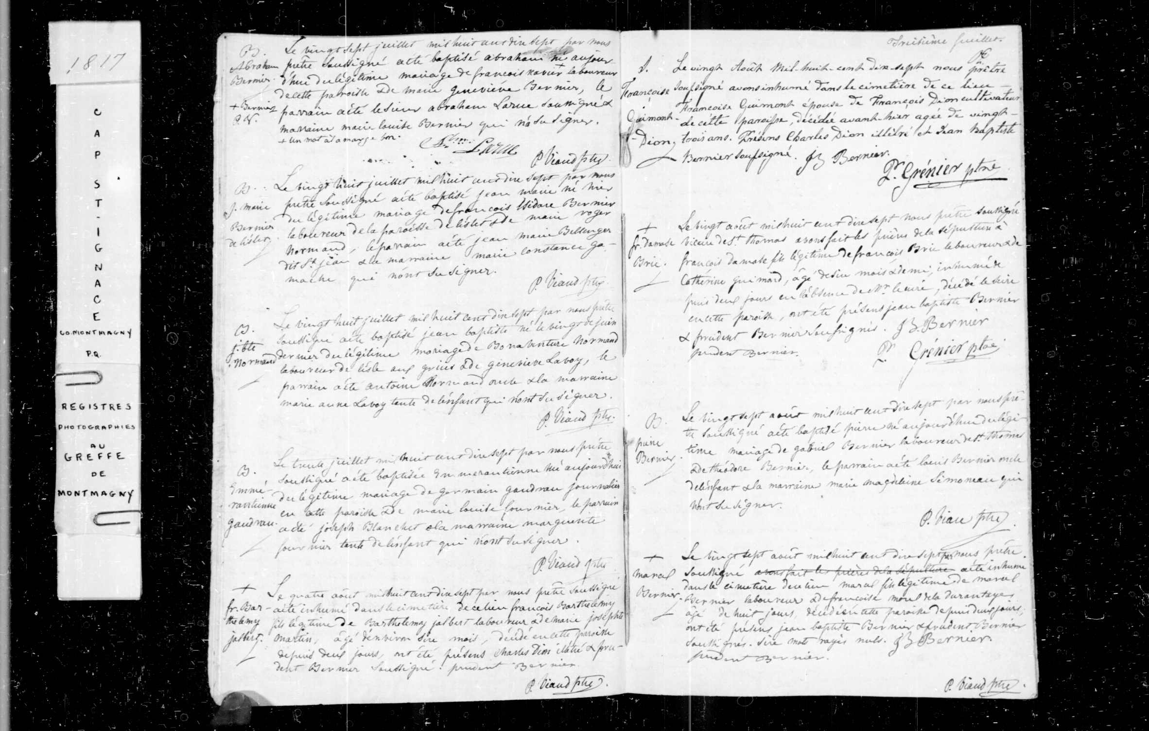 Acte de sépulture