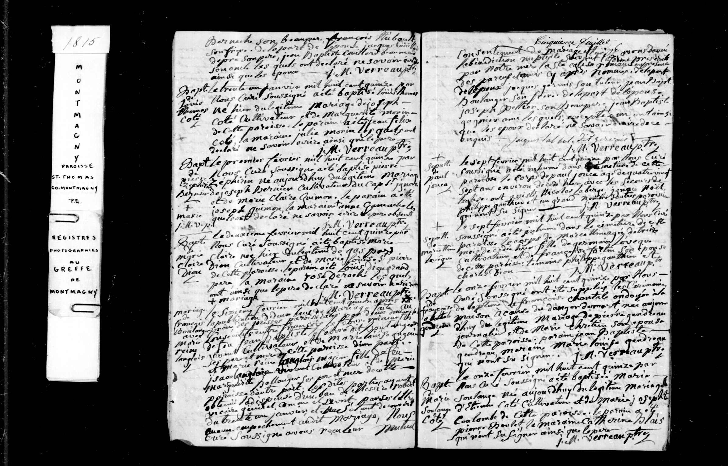 Acte de baptême Acte de baptême