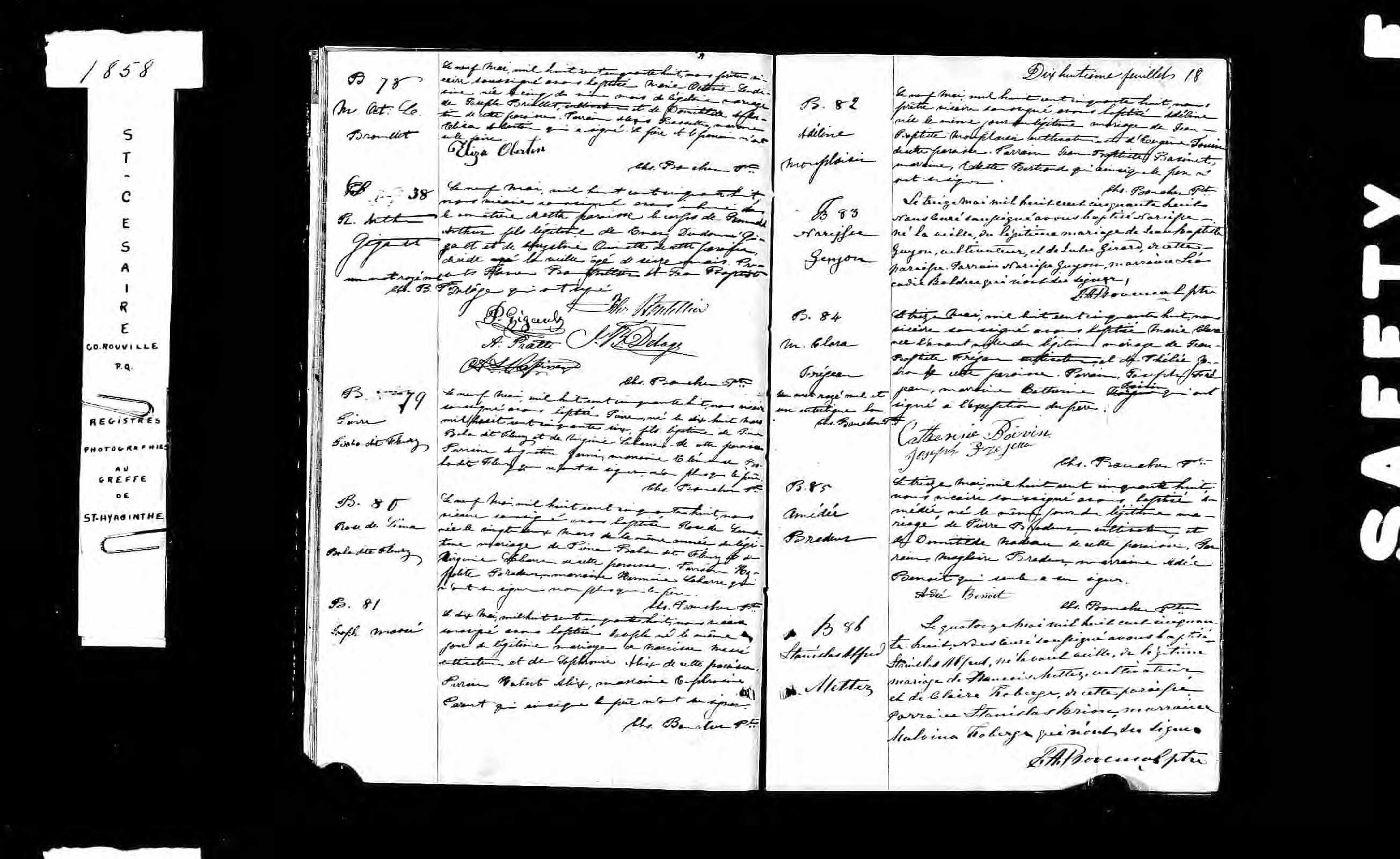 Acte de baptême