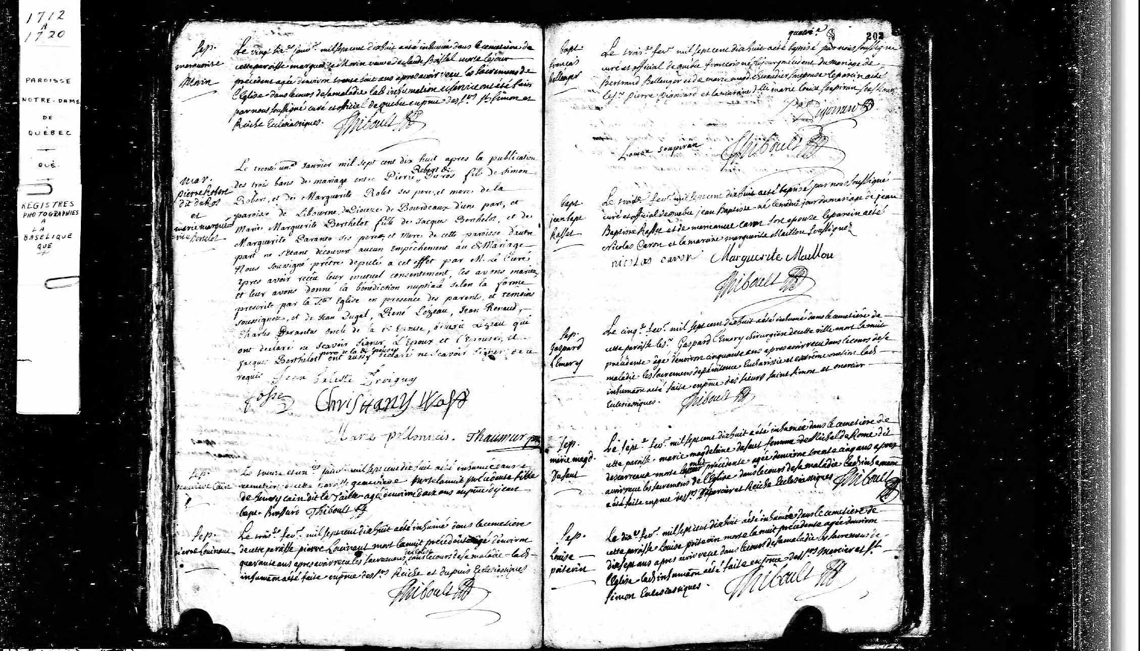 Acte de sépulture