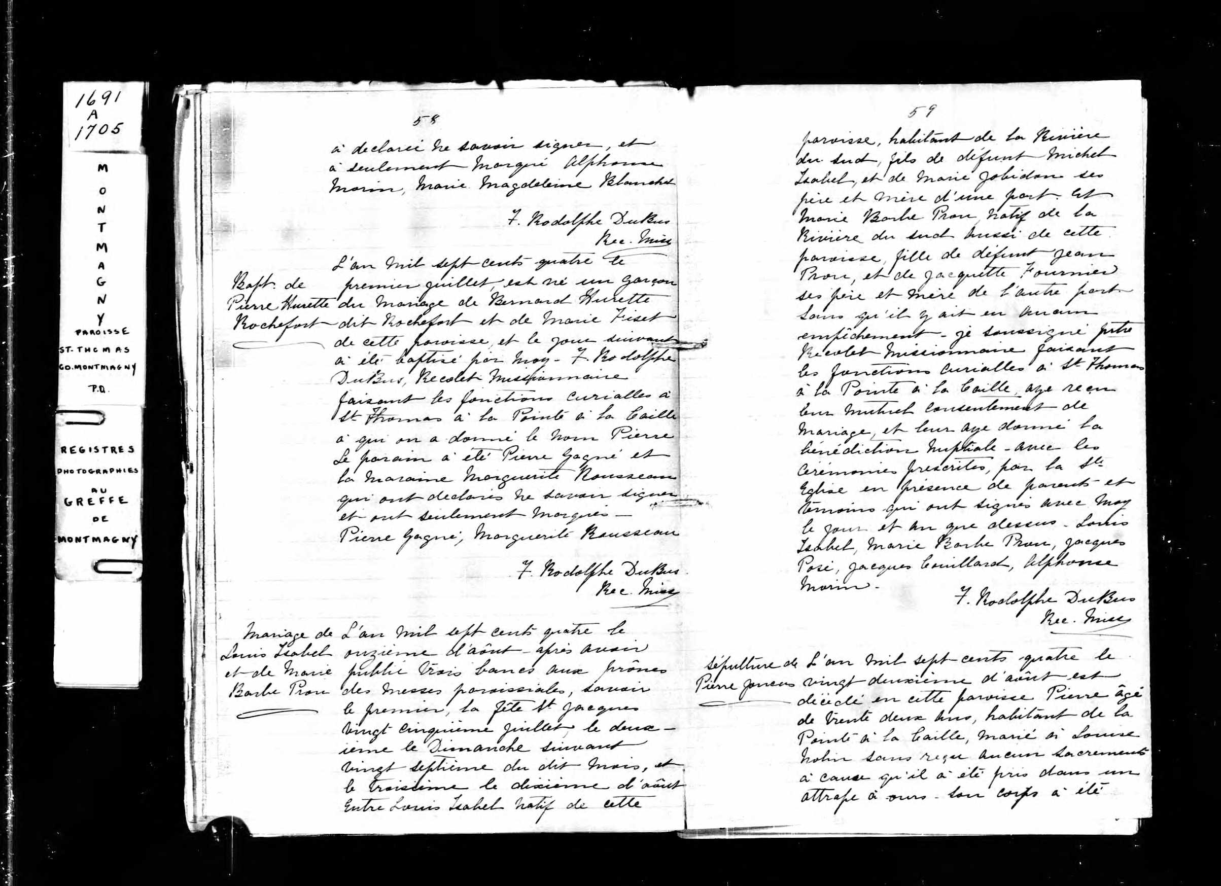  Acte de sépulture