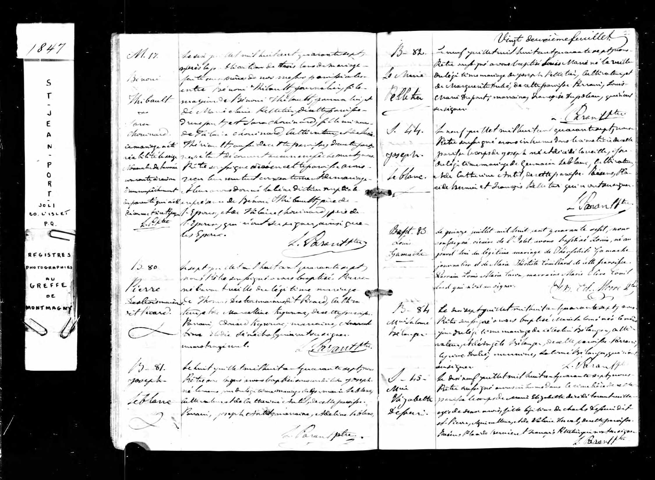 Acte de baptême