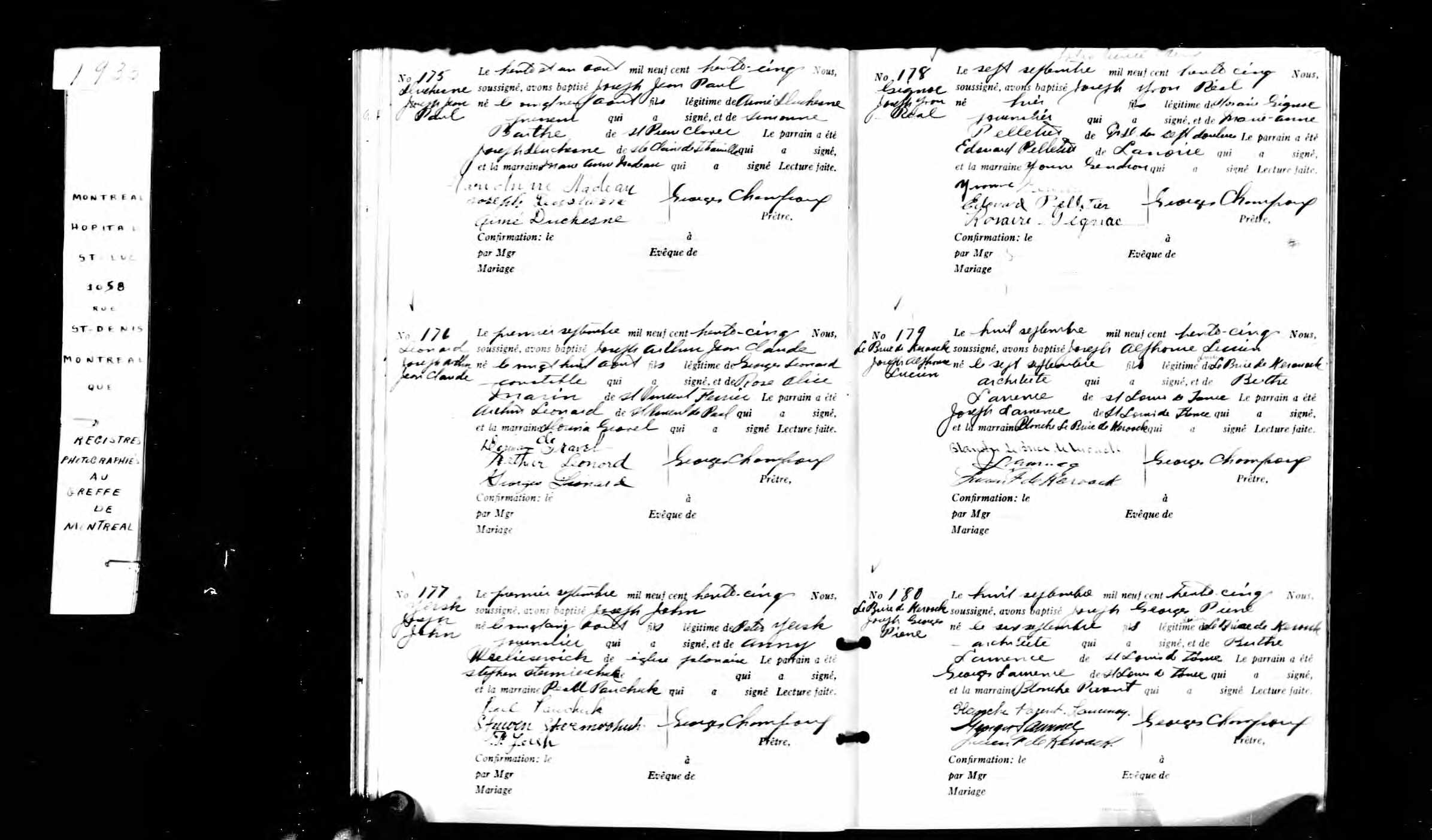Acte de baptême