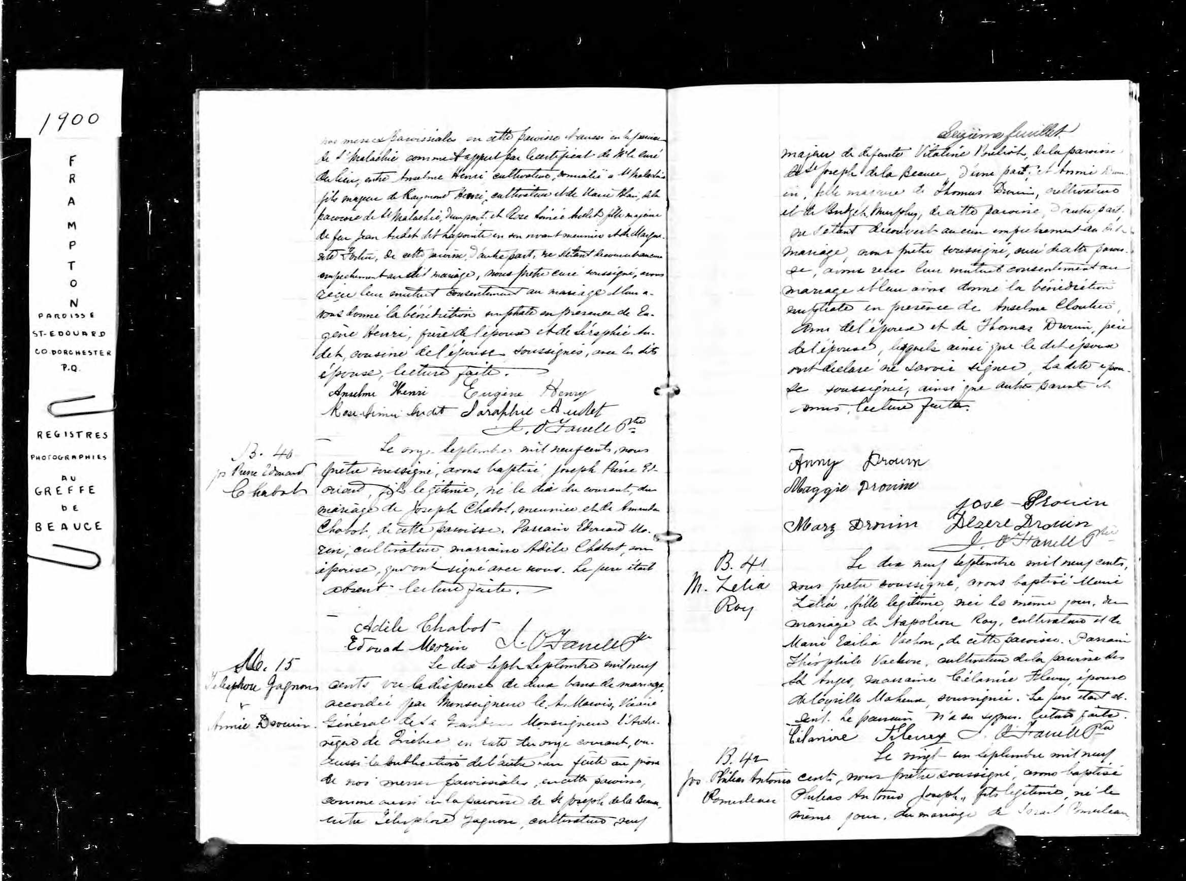 Acte de baptême