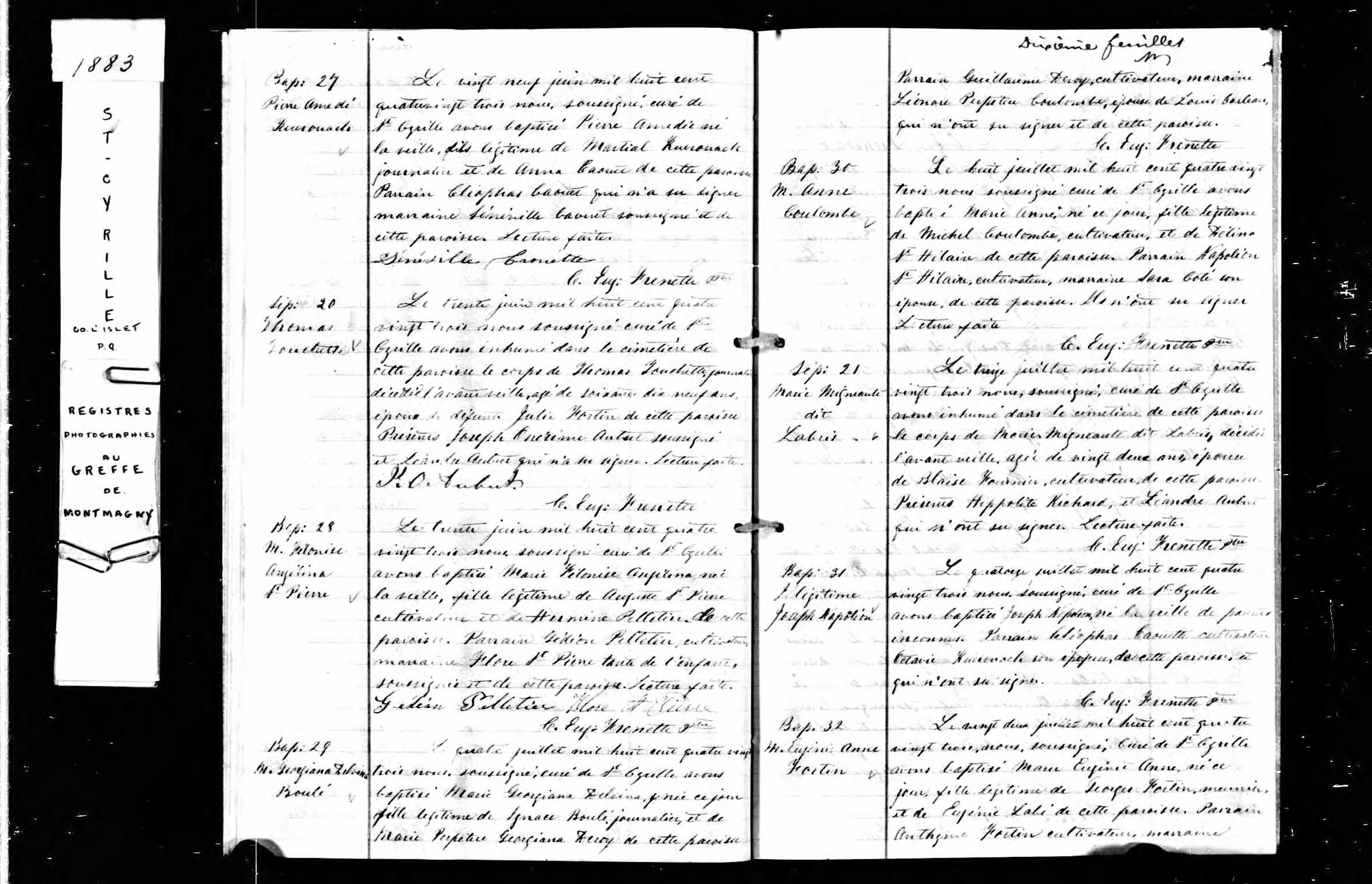 Acte de baptême
