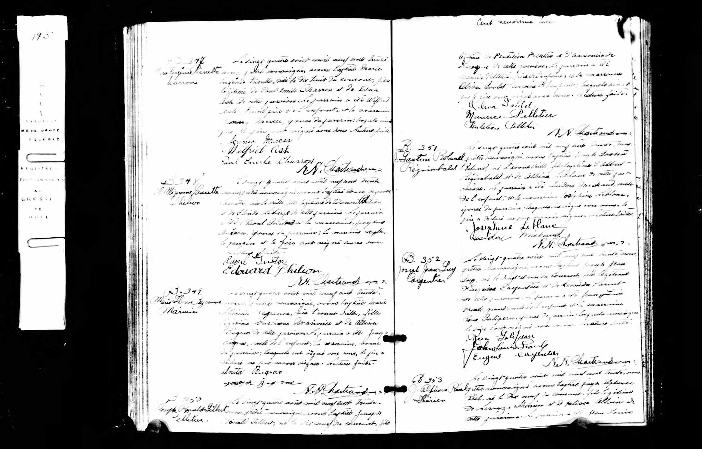 Acte de baptême