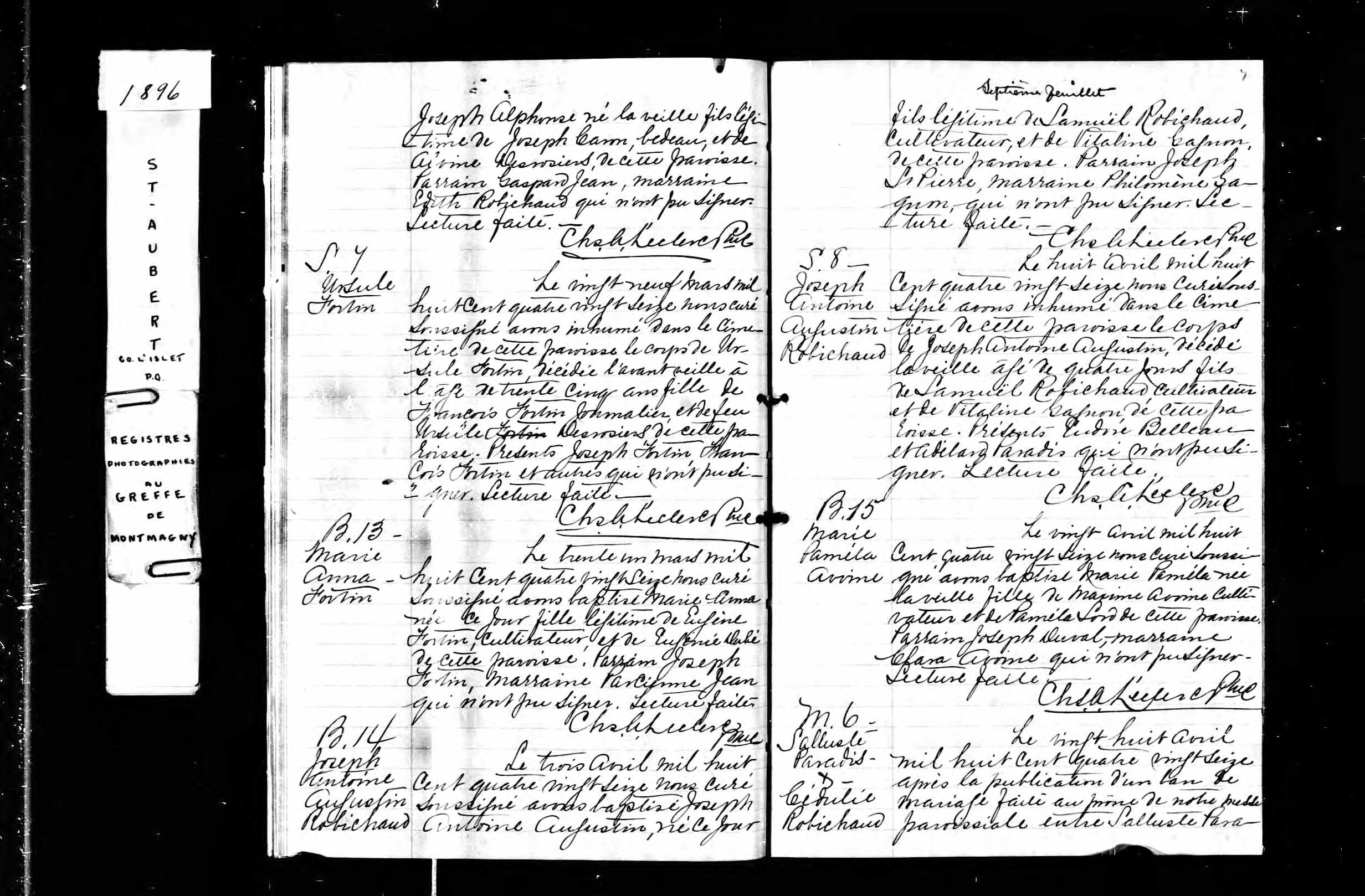 Acte de baptême
