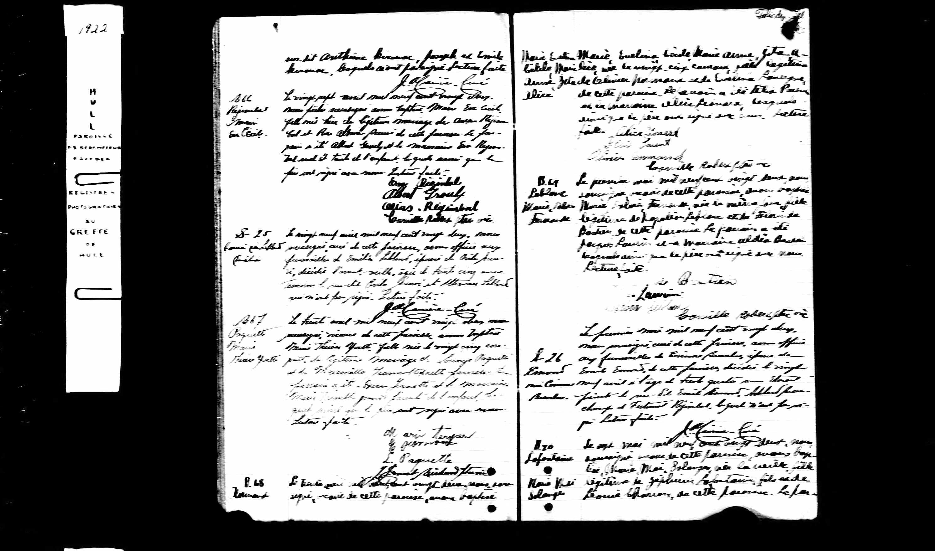  Acte de sépulture