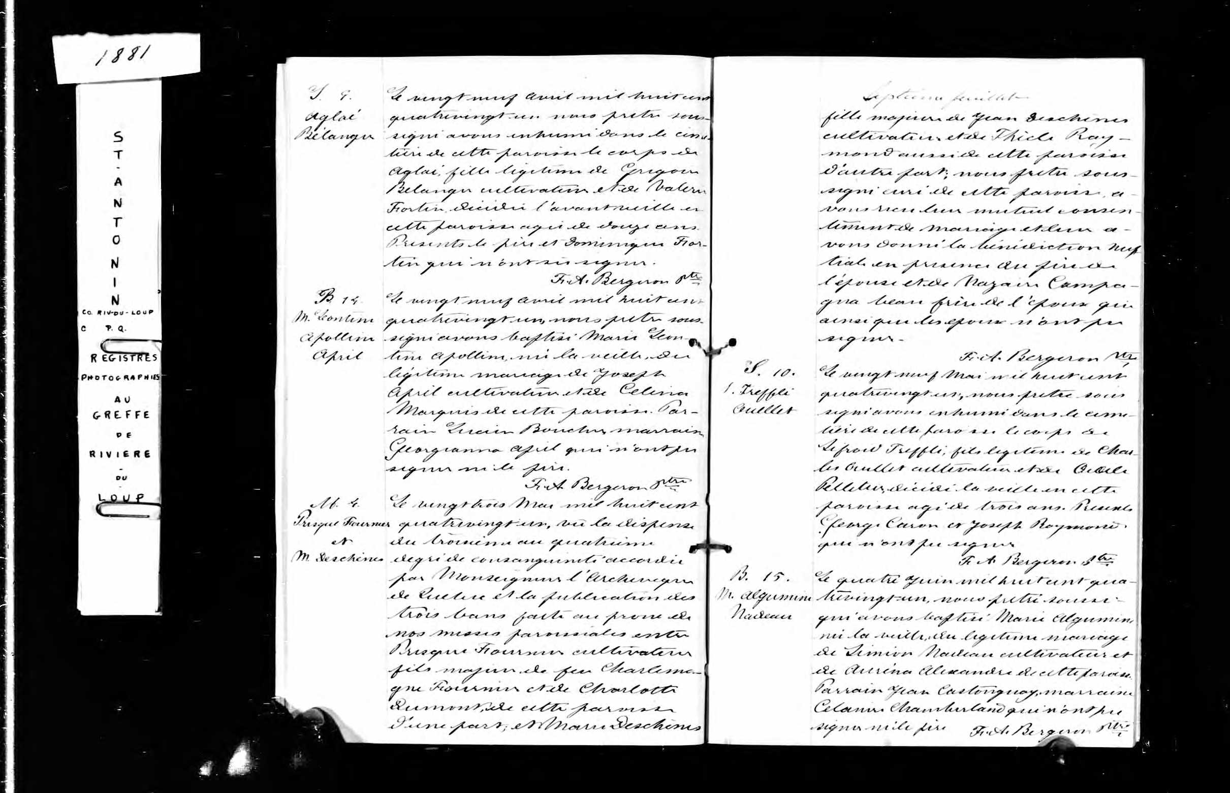 Acte de mariage en premières noces