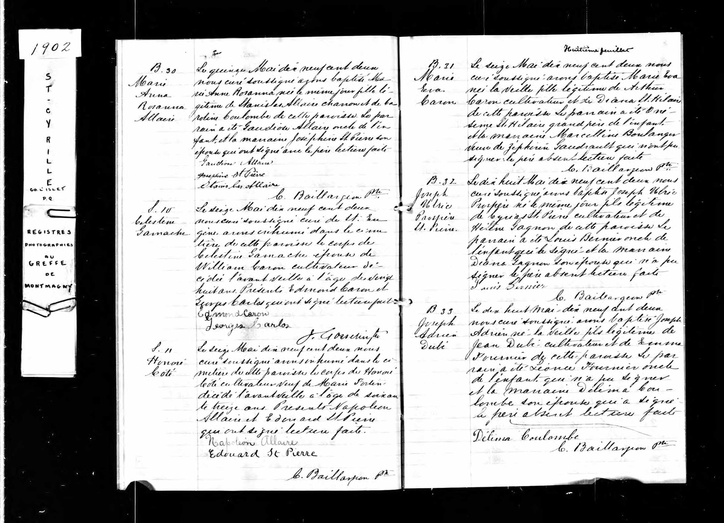 Acte de baptême