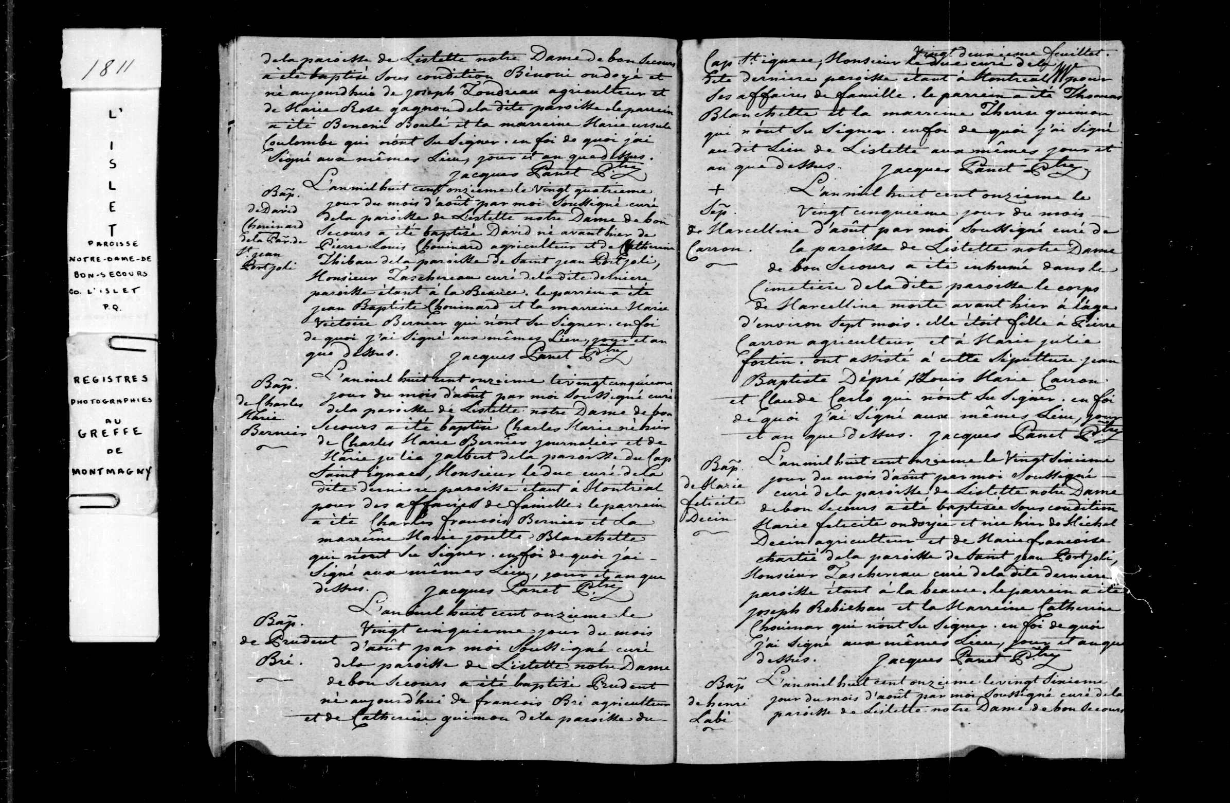 Acte de baptême Acte de baptême