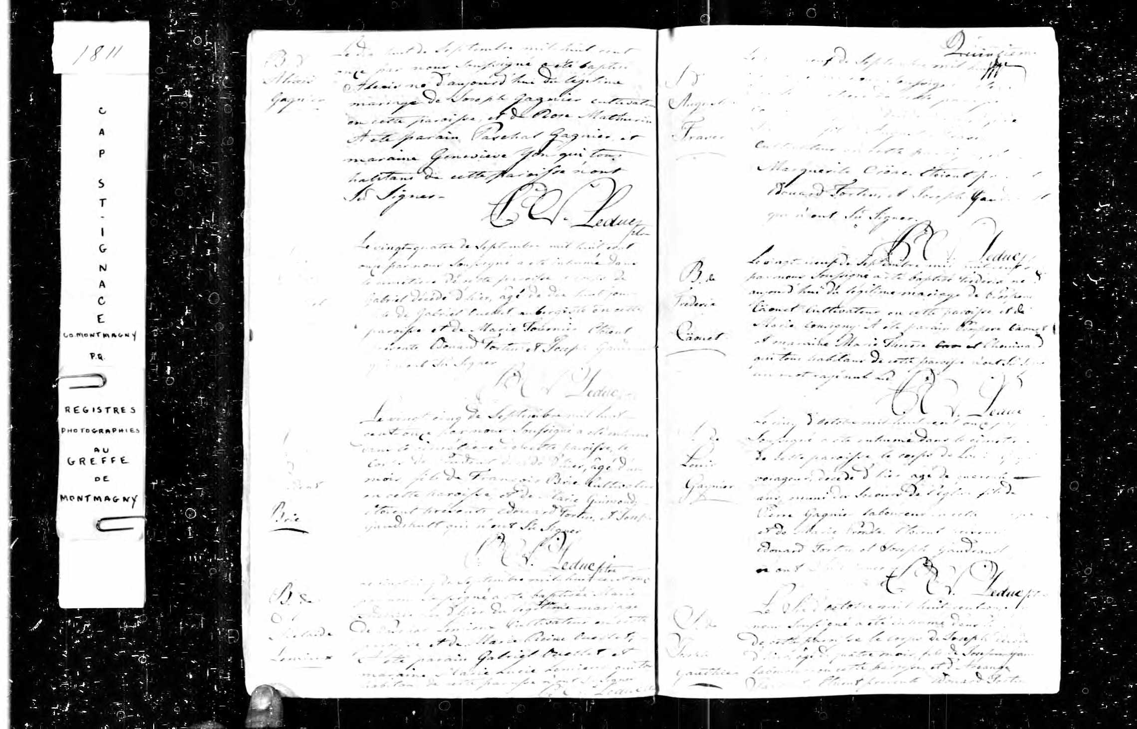 Acte de sépulture Acte de sépulture