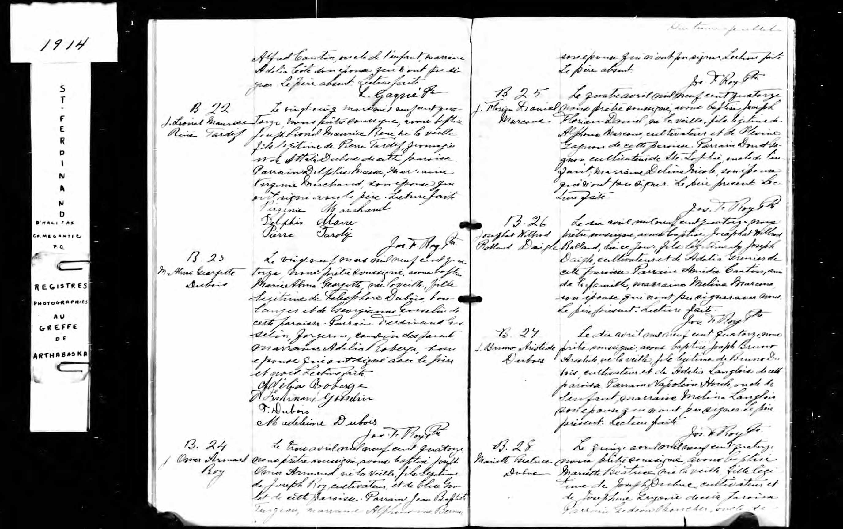 Acte de baptême
