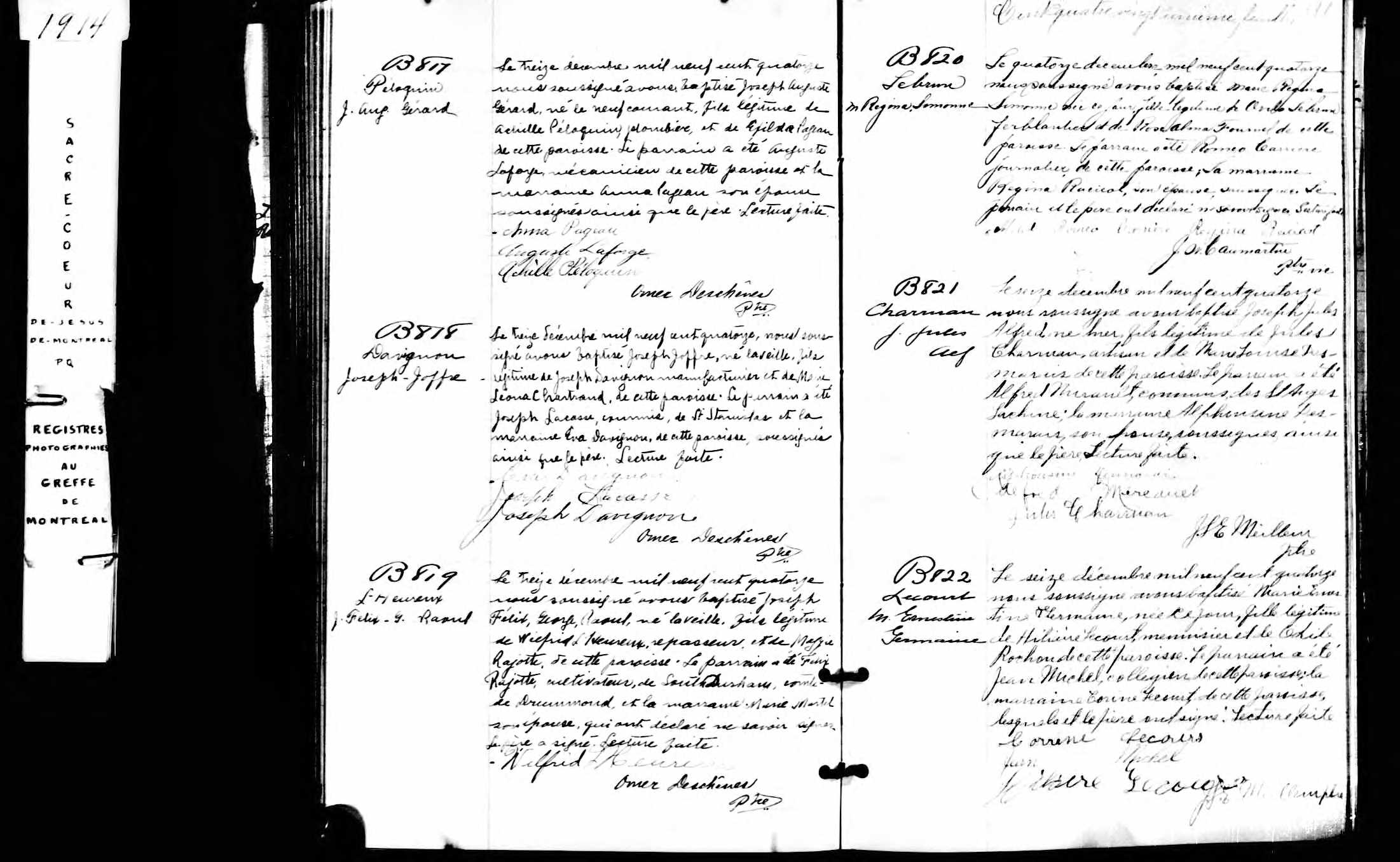 Acte de baptême