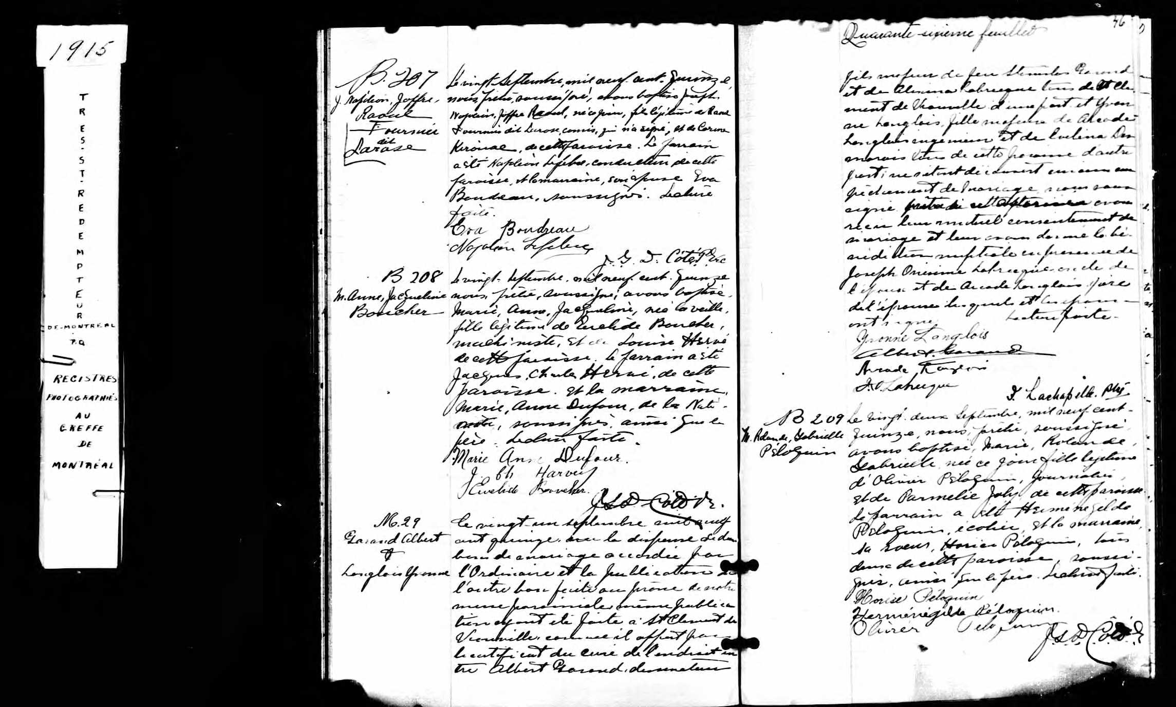 Acte de baptême