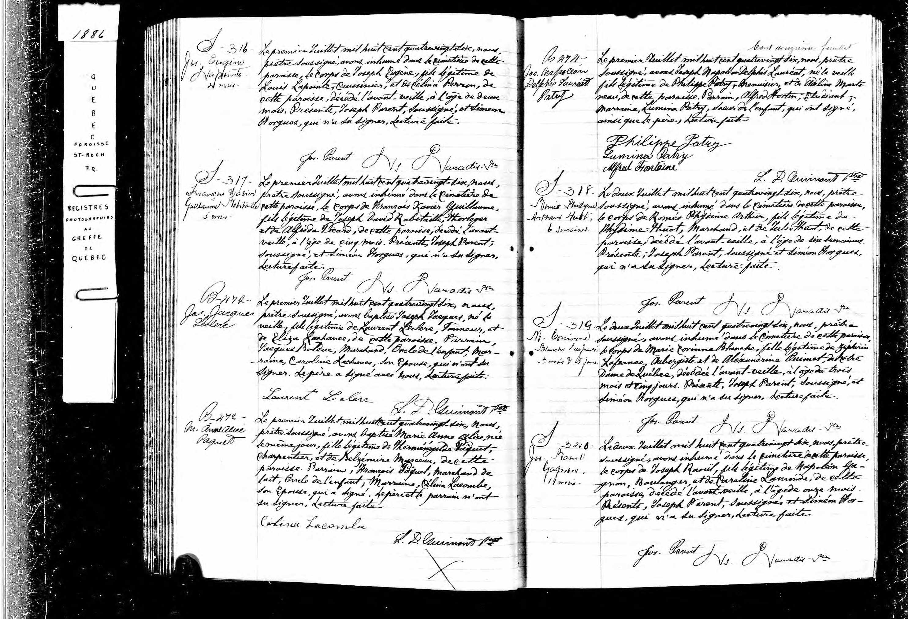 Acte de sépulture