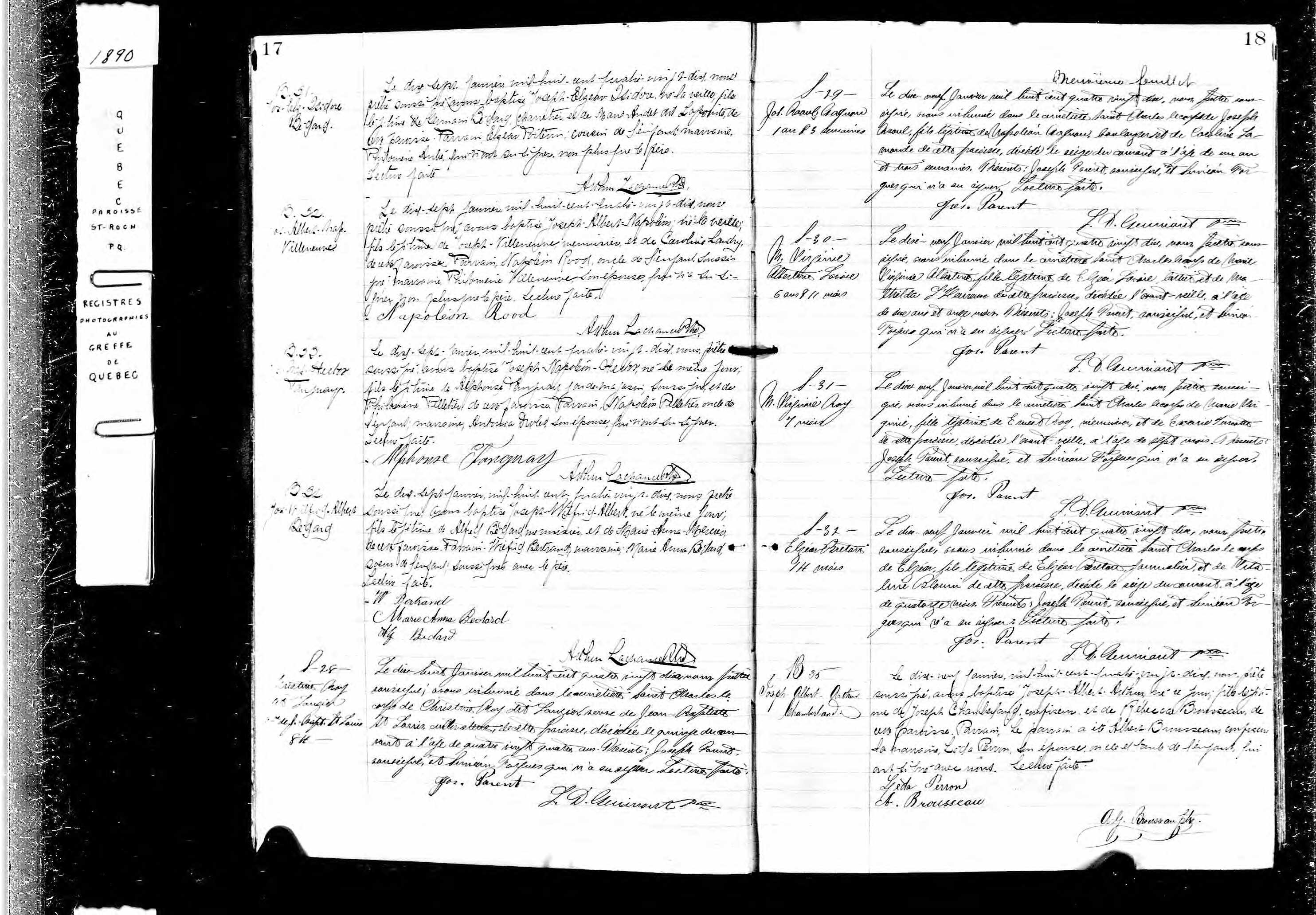 Acte de sépulture