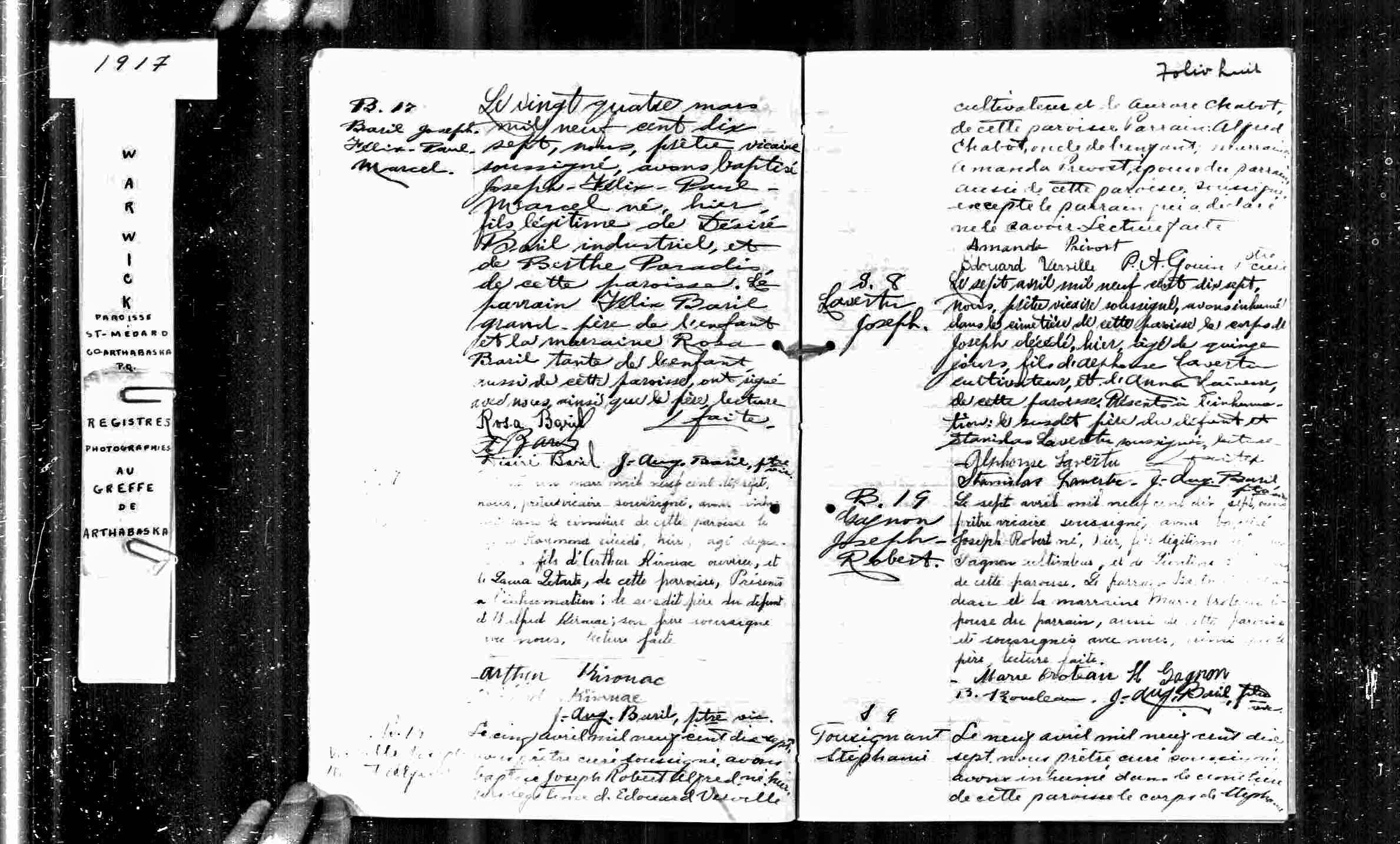 Acte de sépulture
