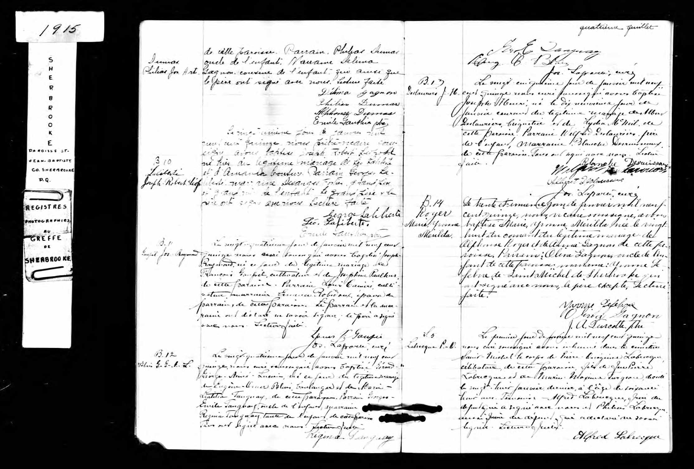 Acte de baptême