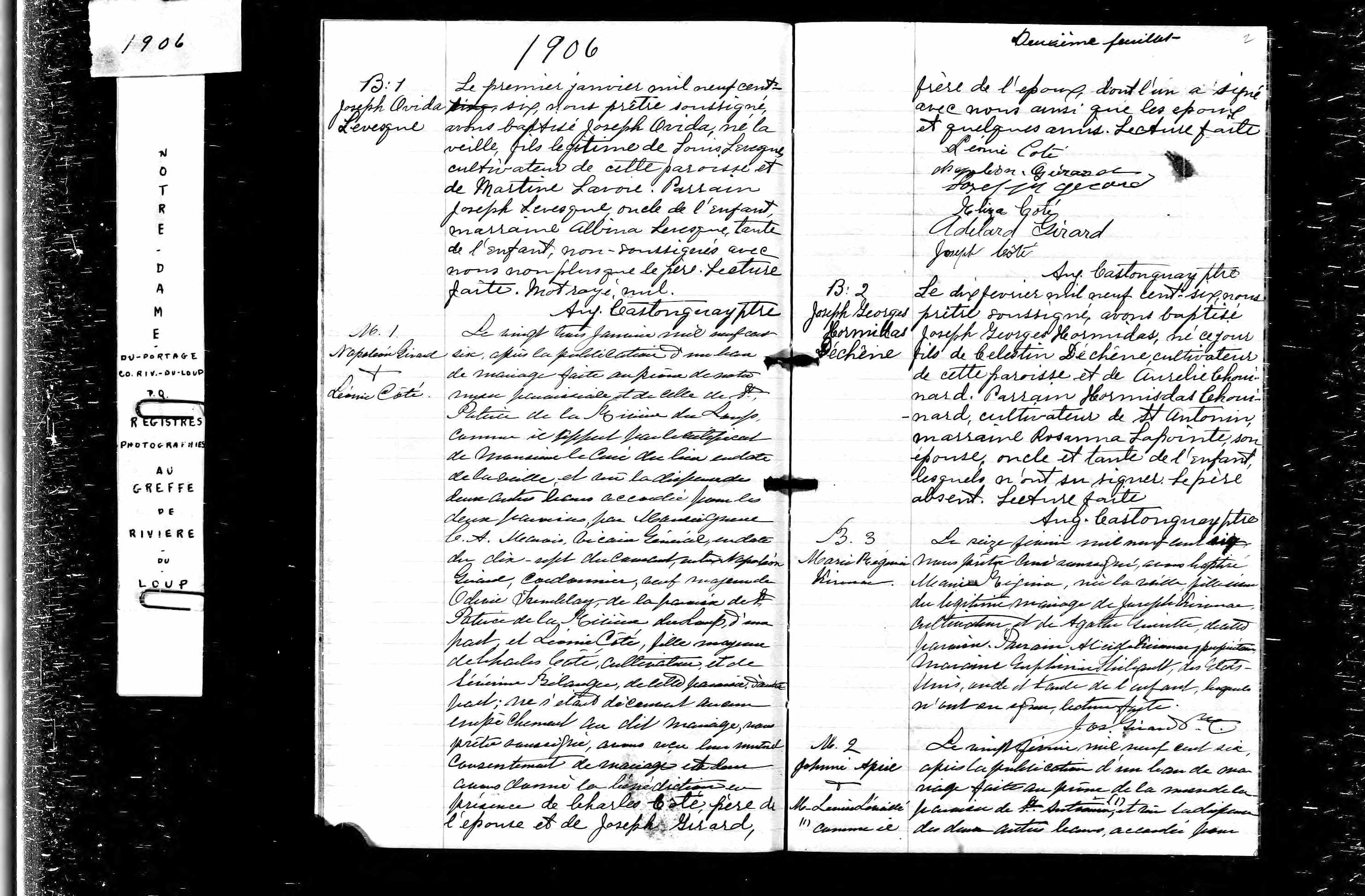 Acte de baptême