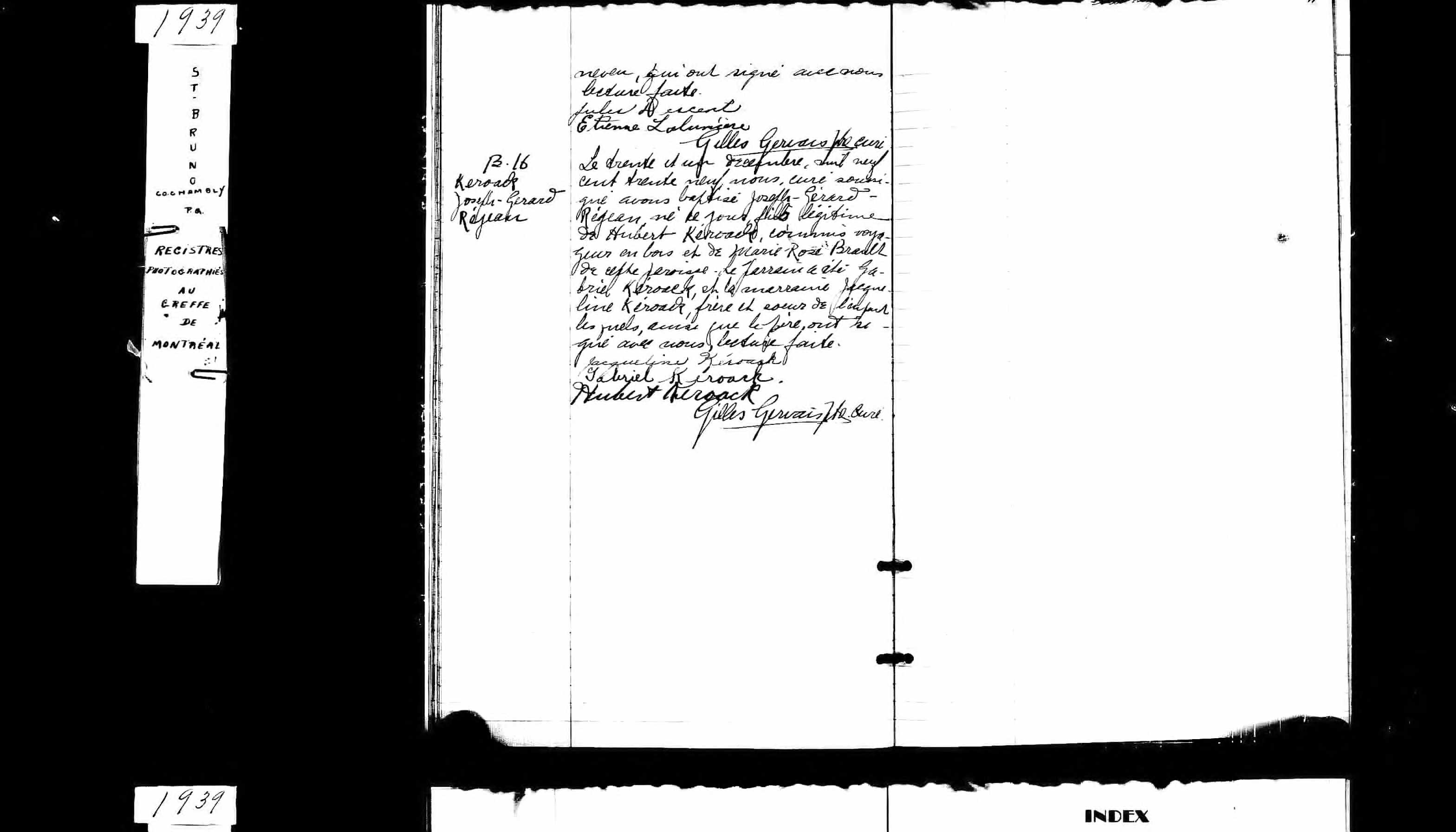 Acte de baptême