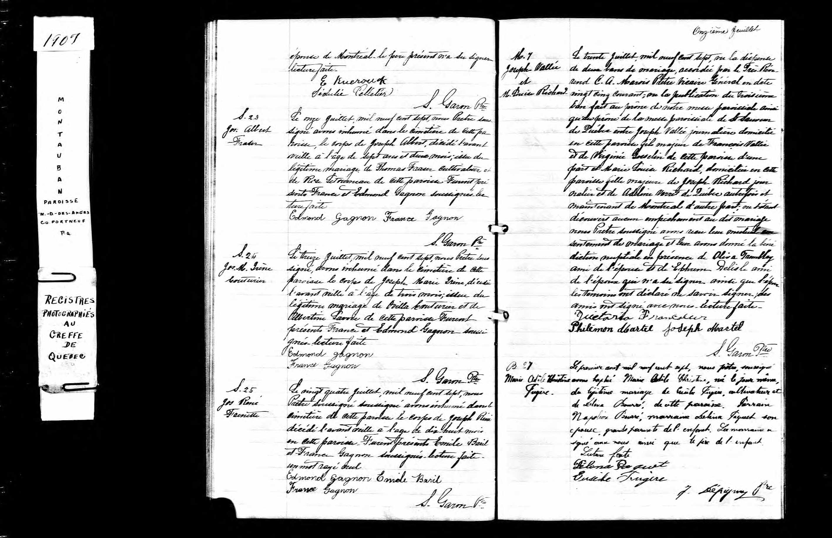 Acte de baptême Acte de baptême