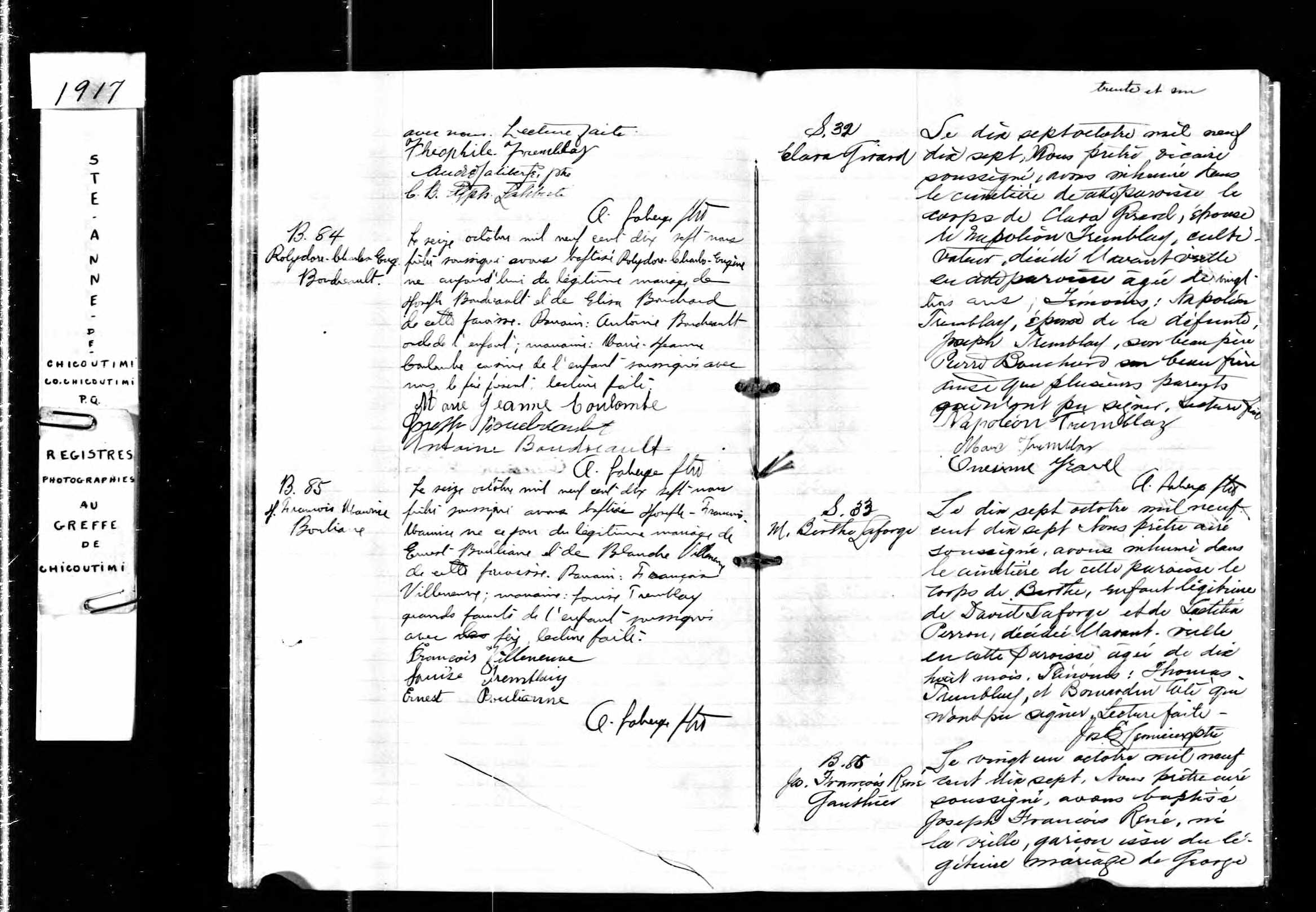 Acte de baptême
