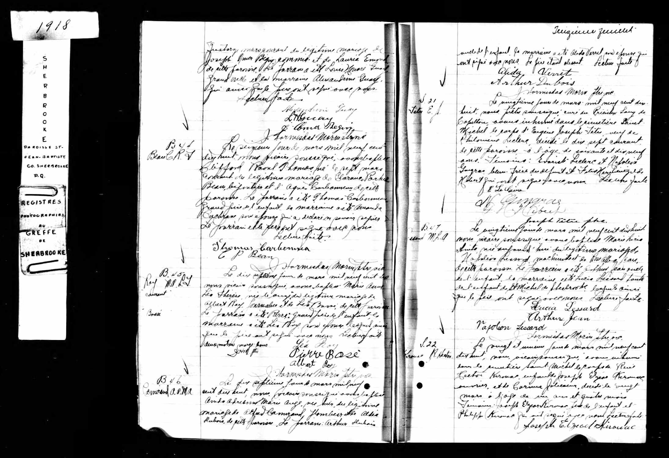 Acte de sépulture Acte de sépulture
