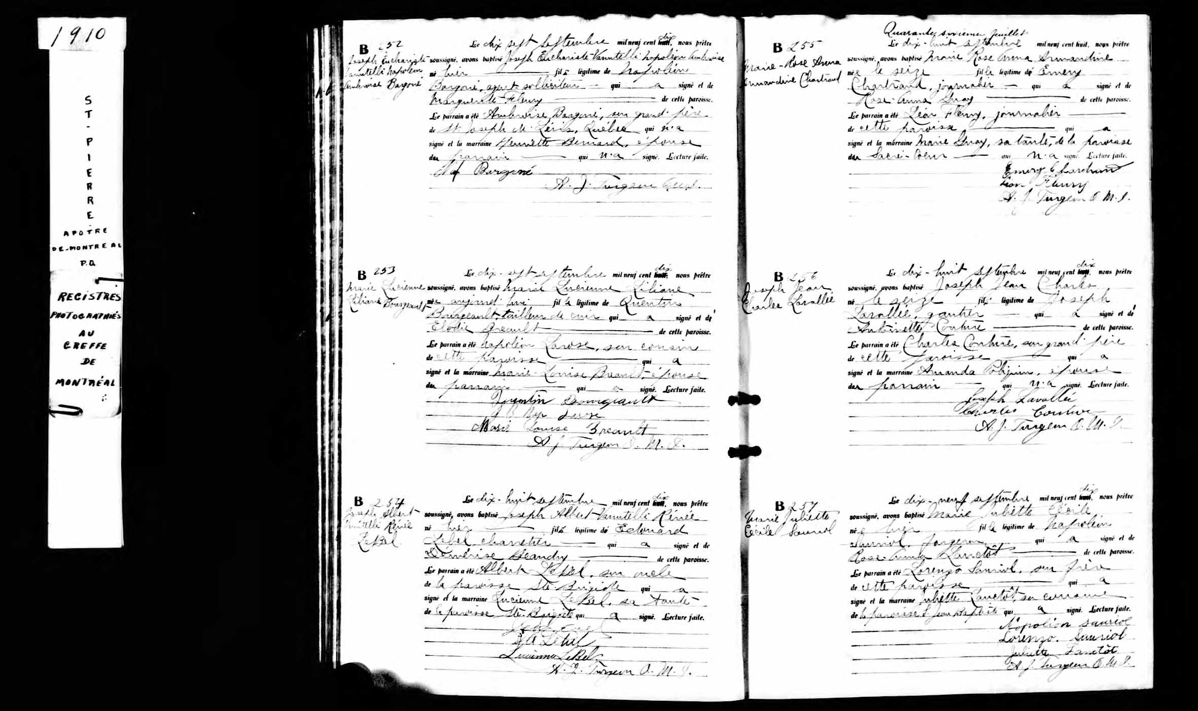 Acte de baptême