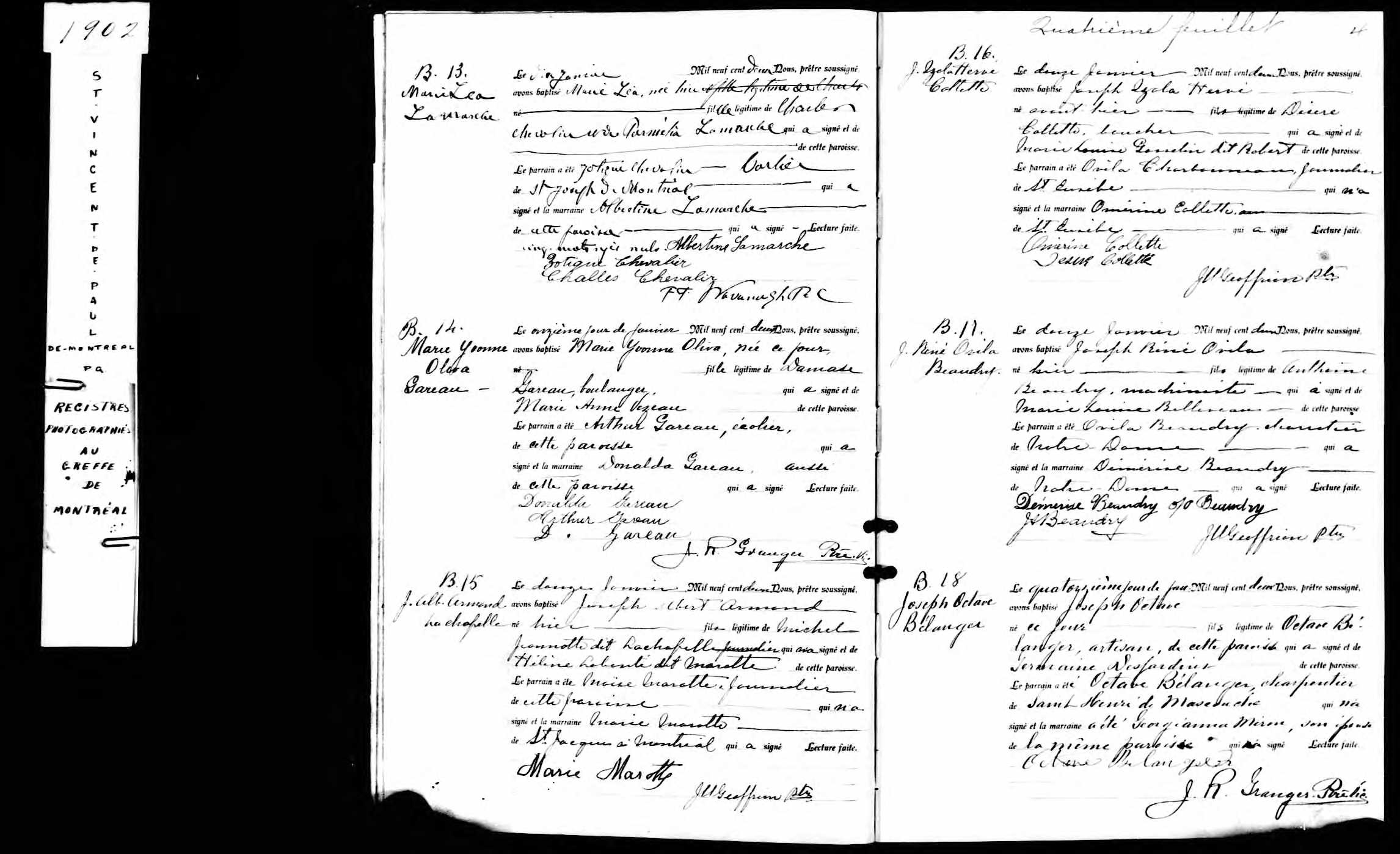 Acte de baptême