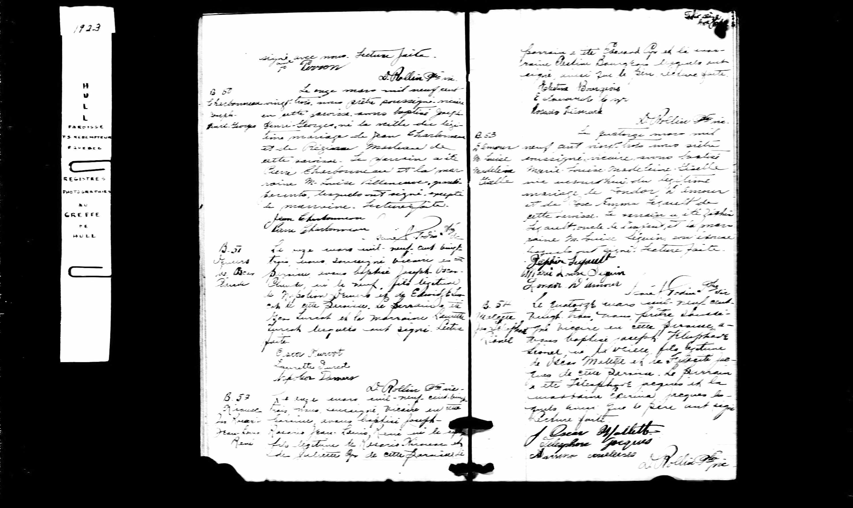 Acte de baptême