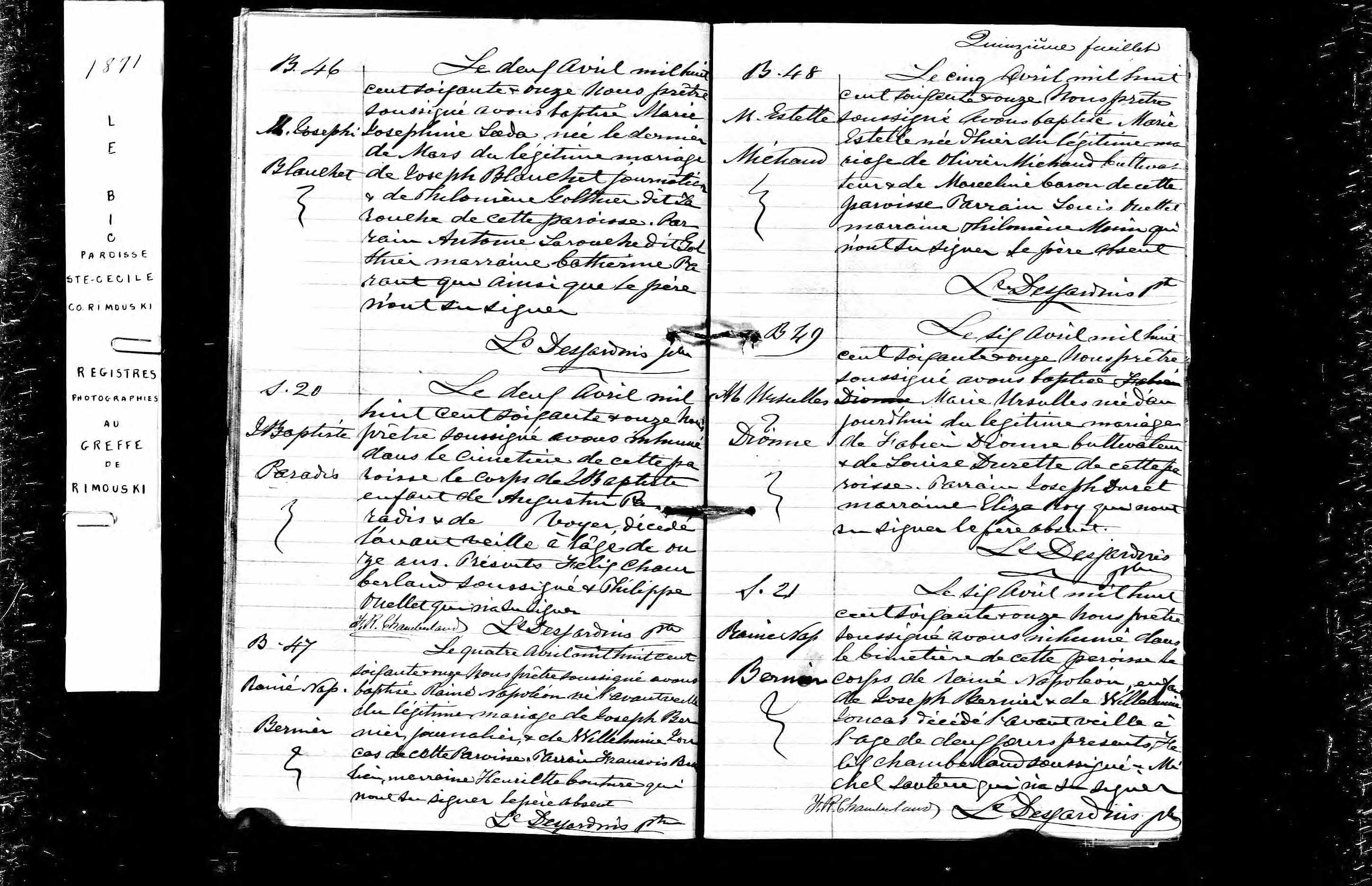 Acte de sépulture