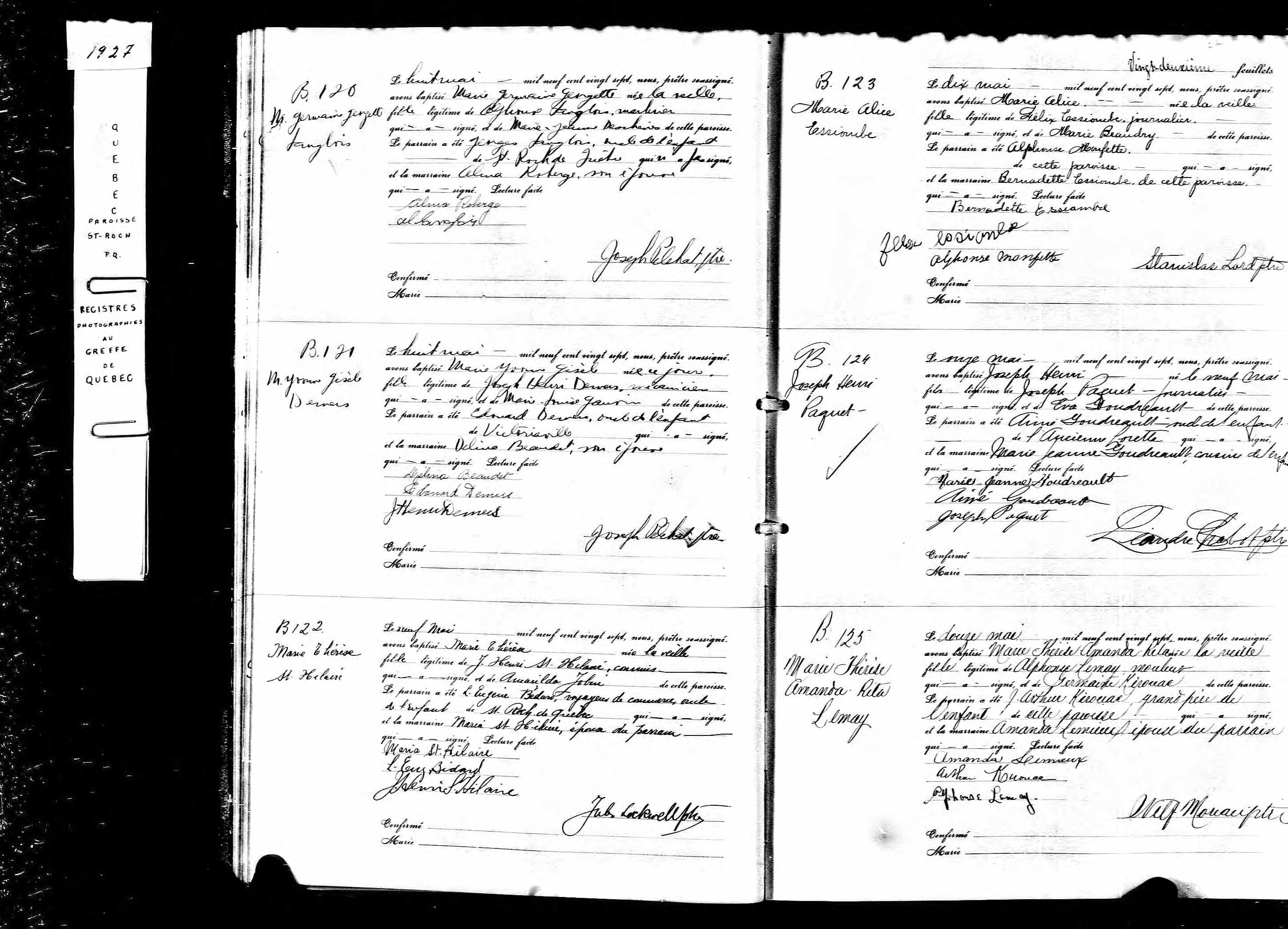 Acte de baptême