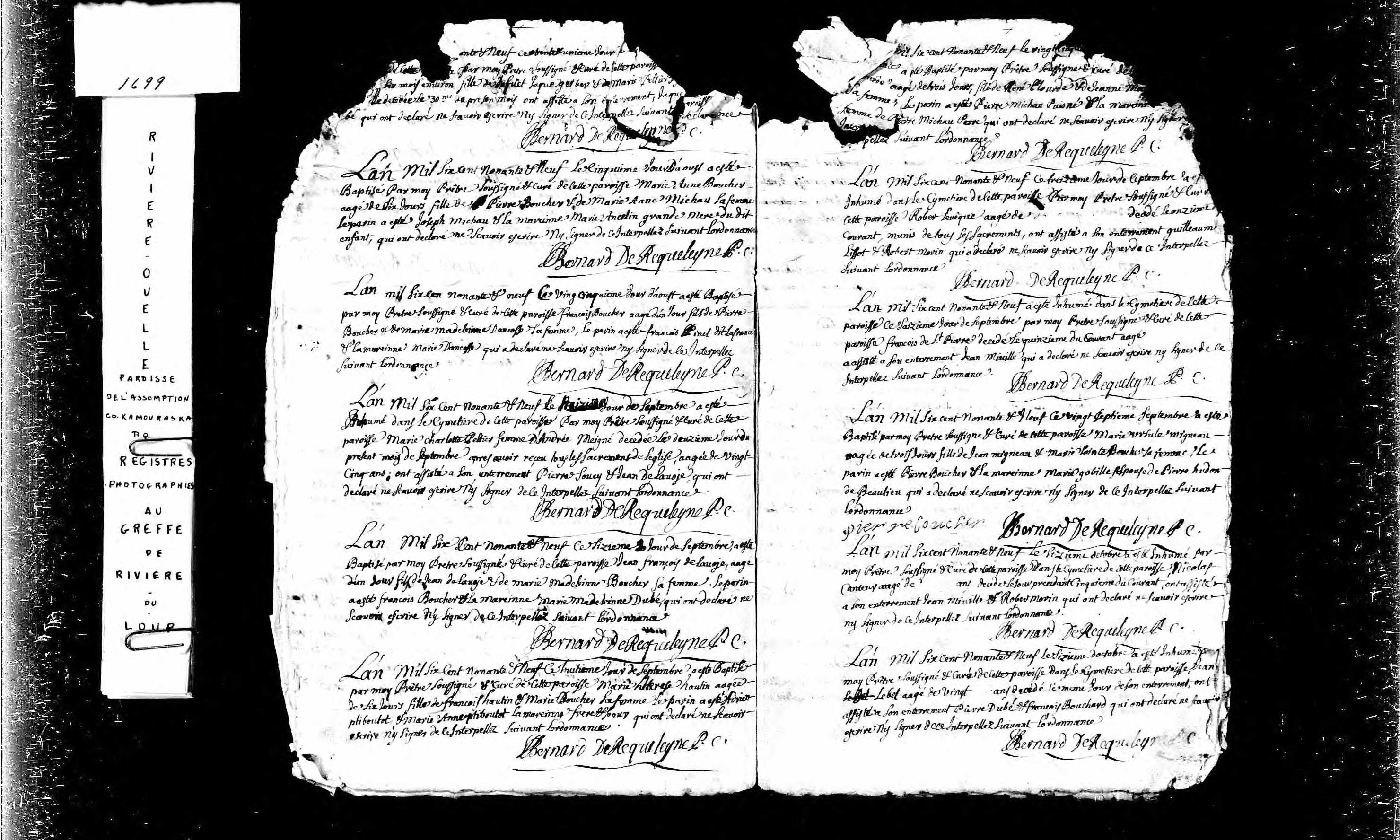 Acte de sépulture