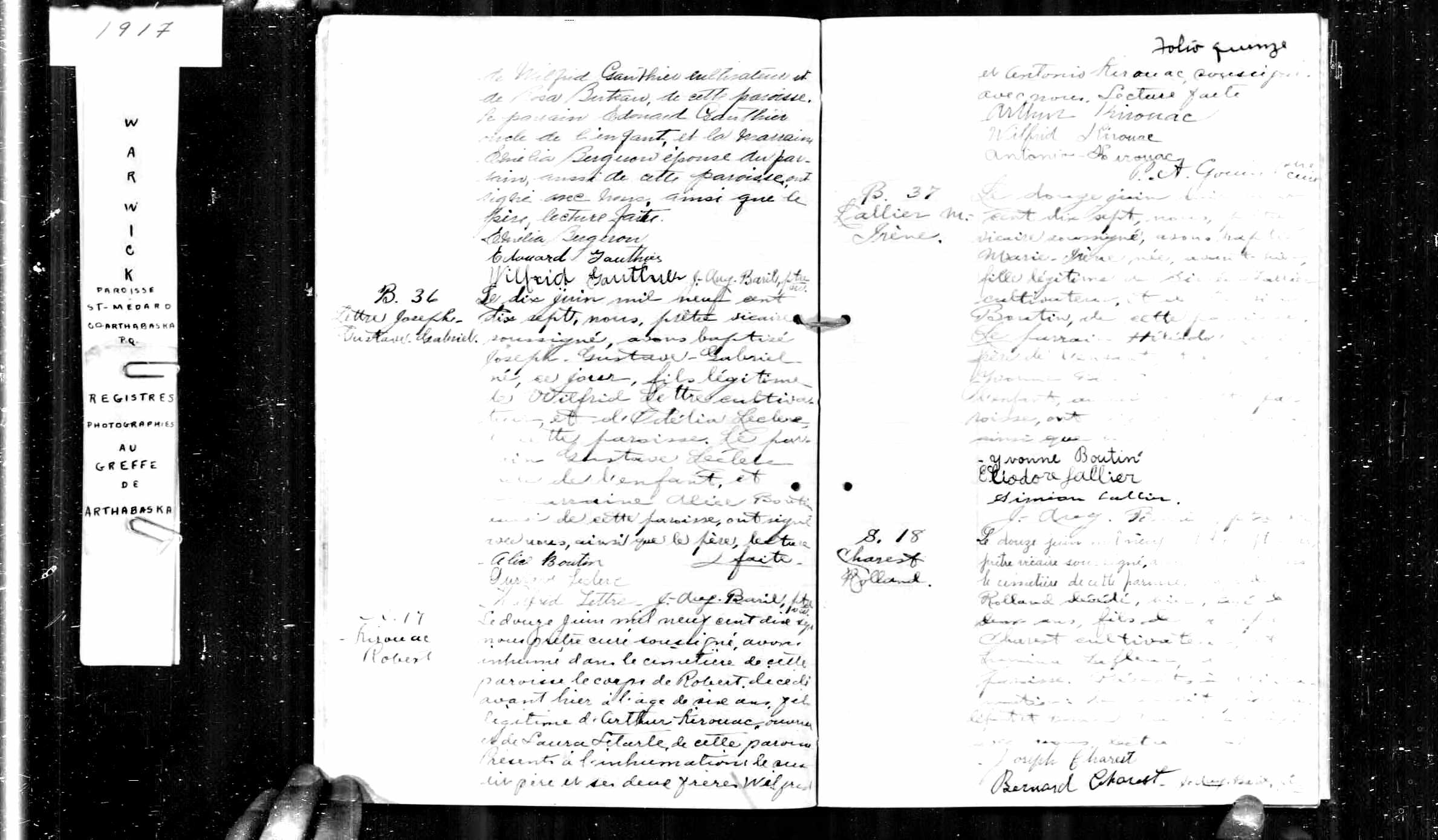 Acte de sépulture