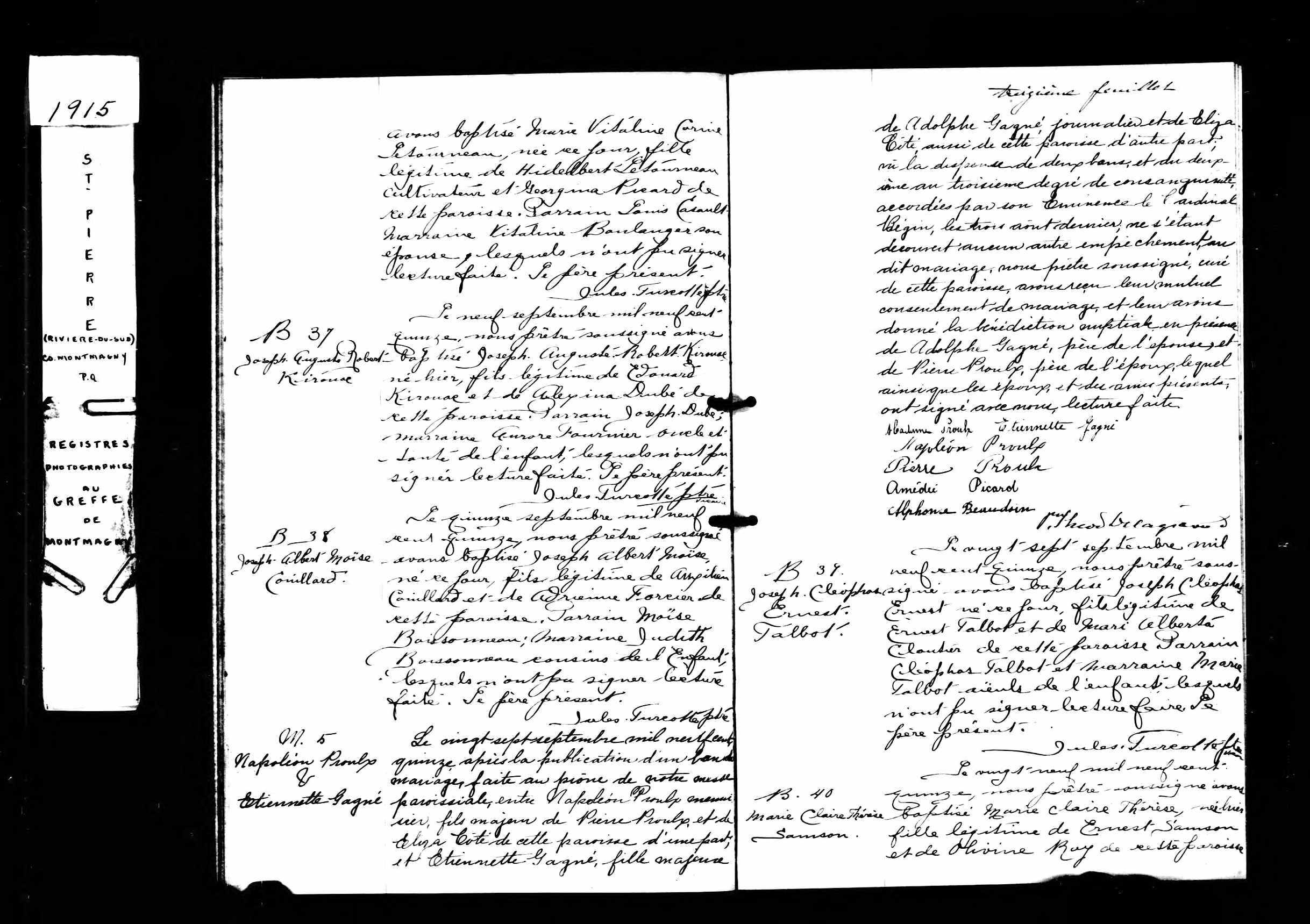 Acte de baptême