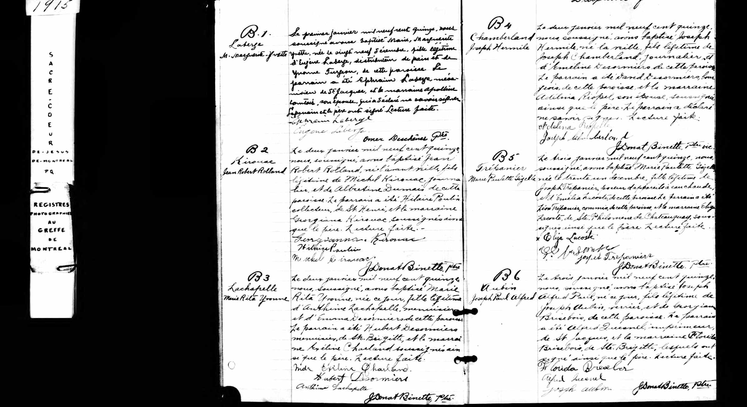 Acte de baptême