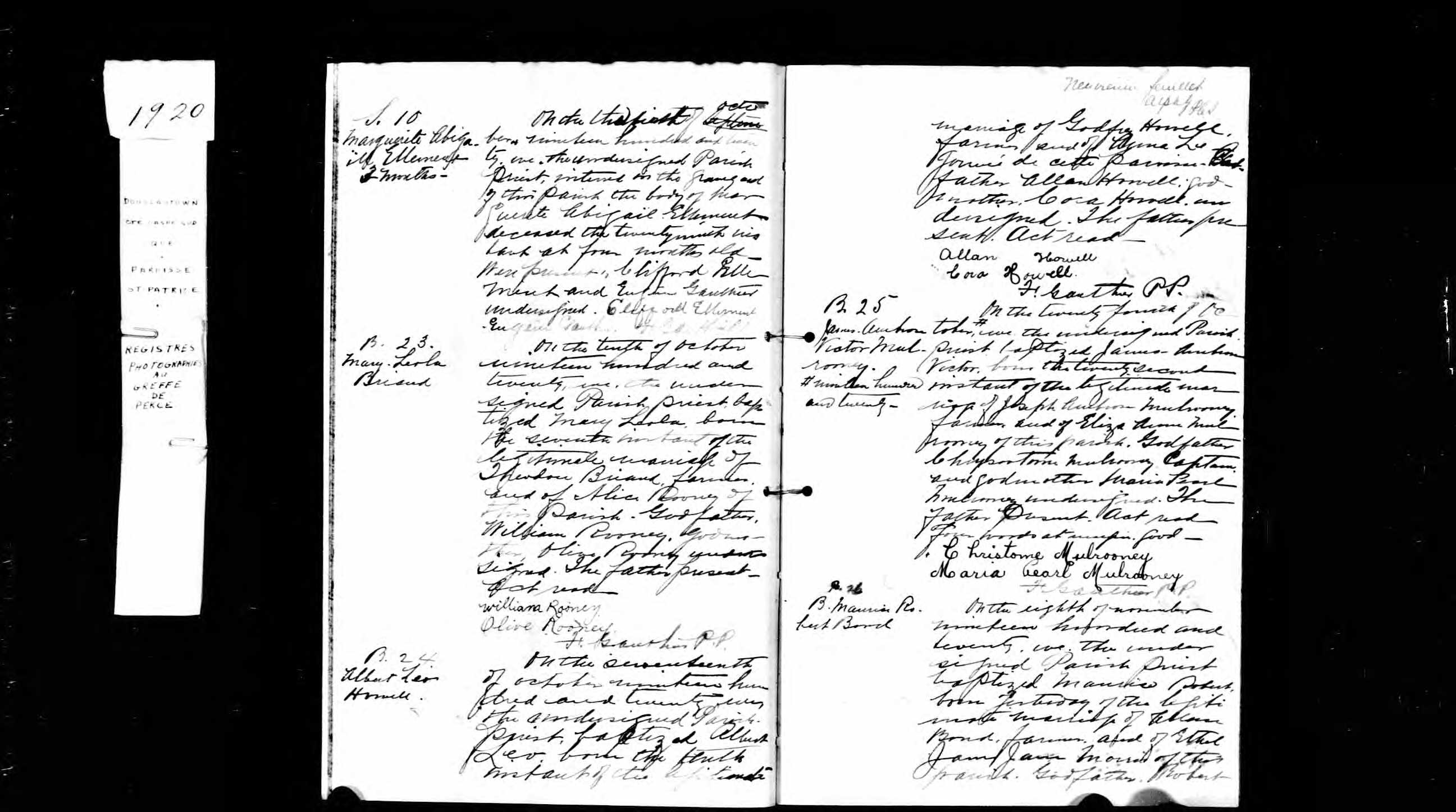 Acte de baptême