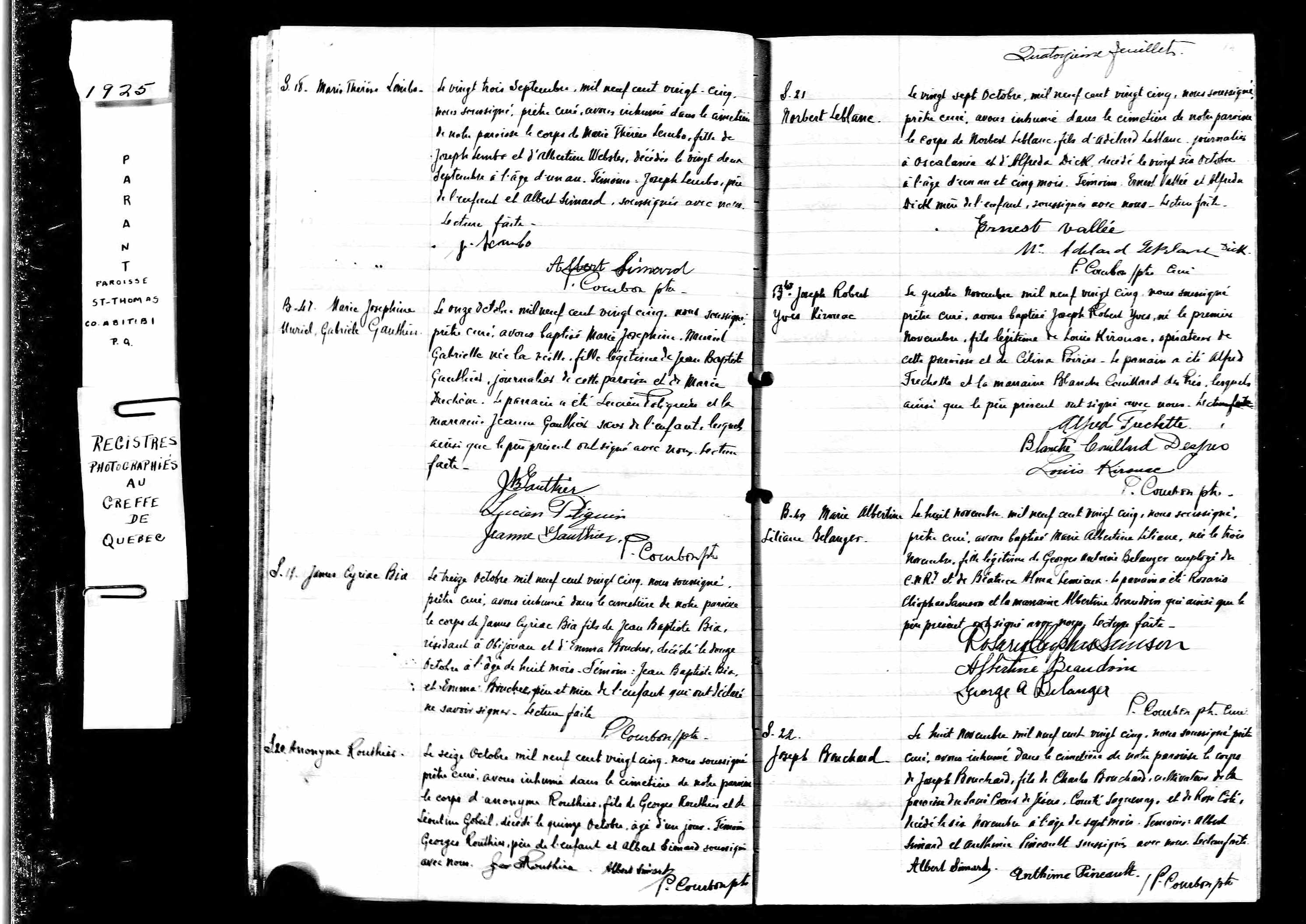 Acte de baptême