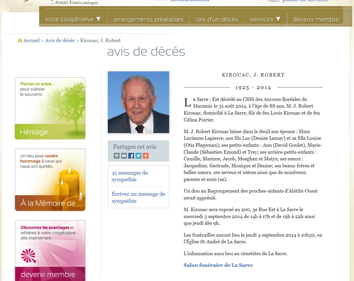 Nécrologie