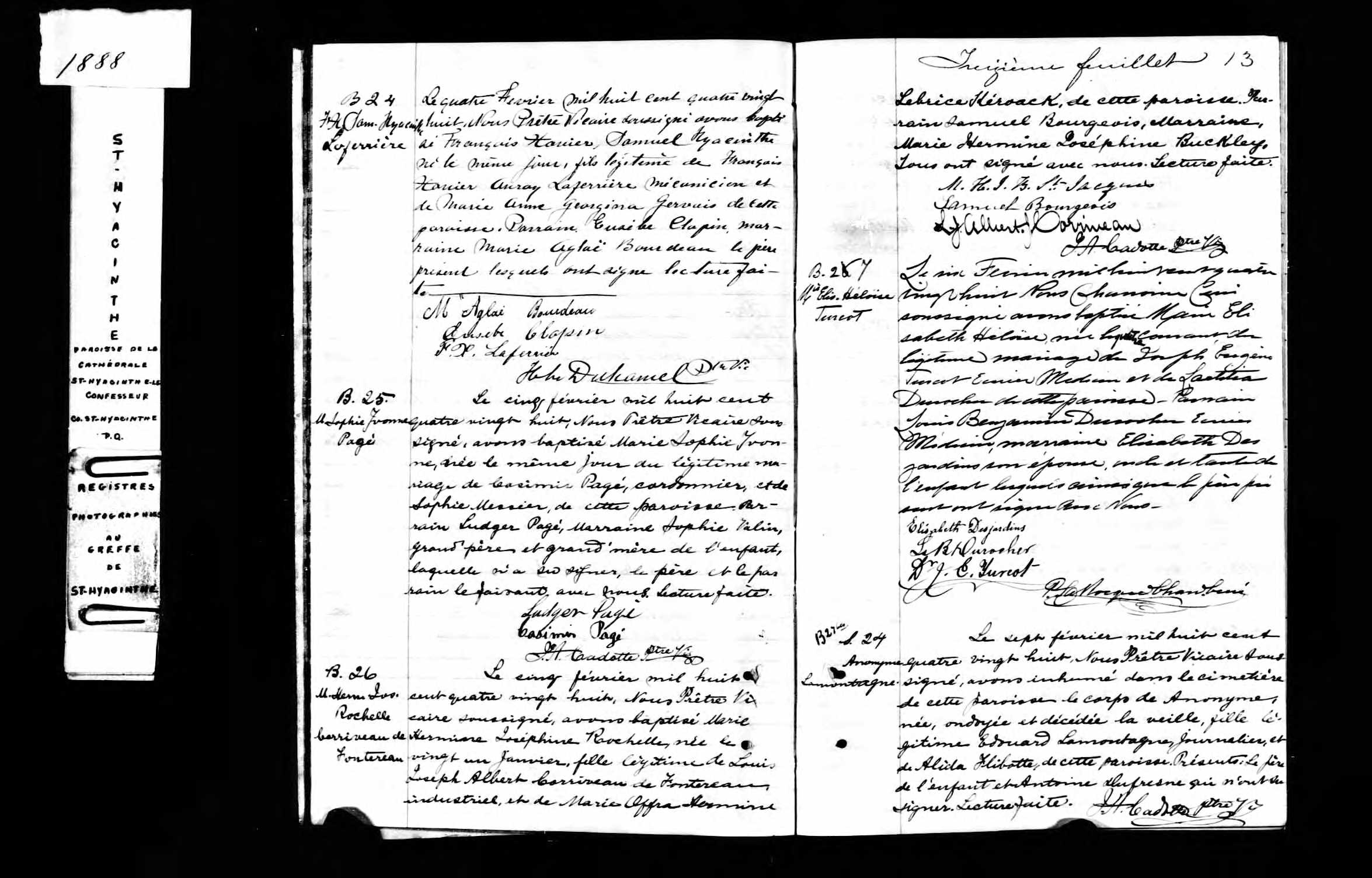 Acte de baptême