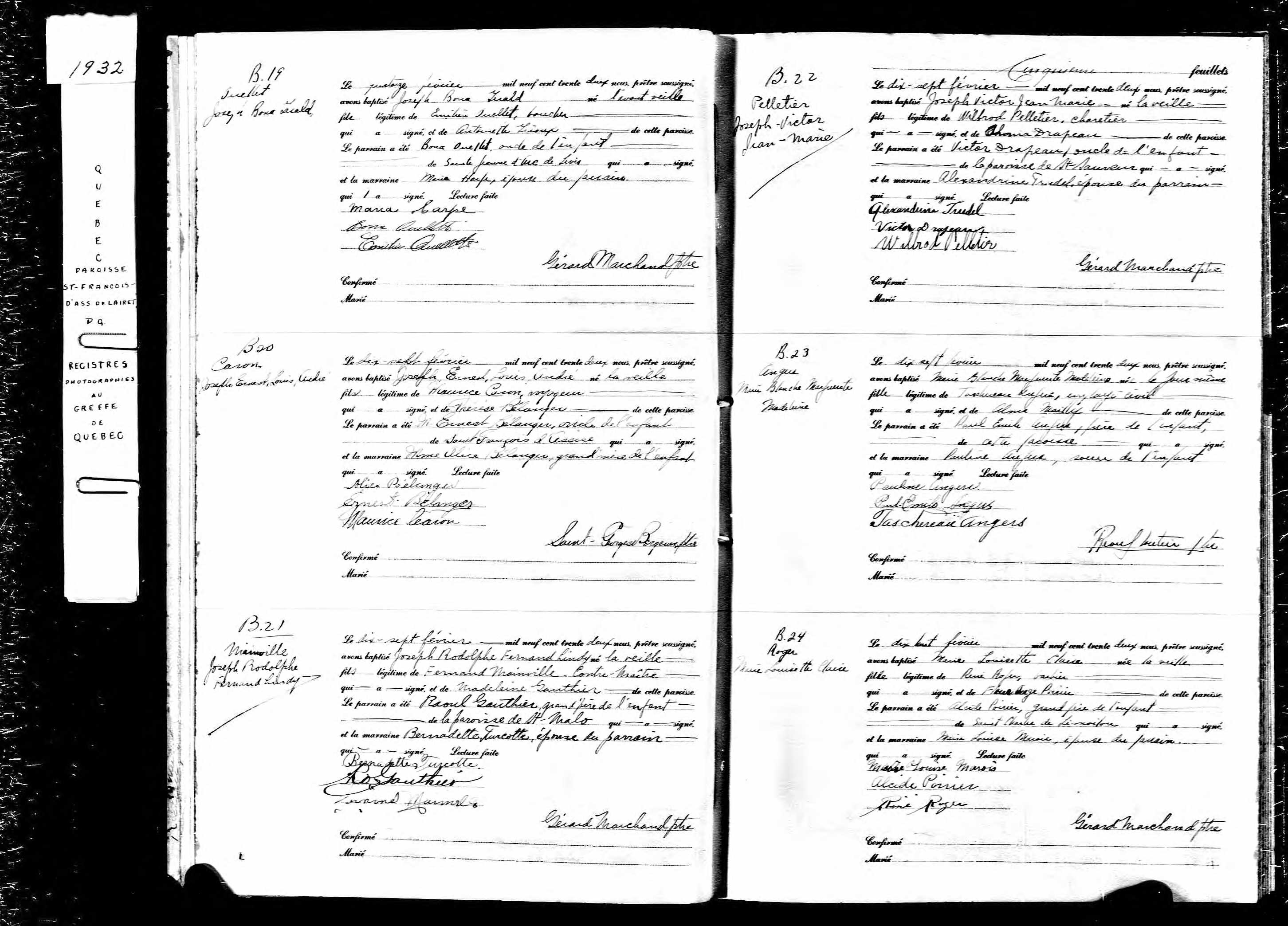 Acte de baptême Acte de baptême