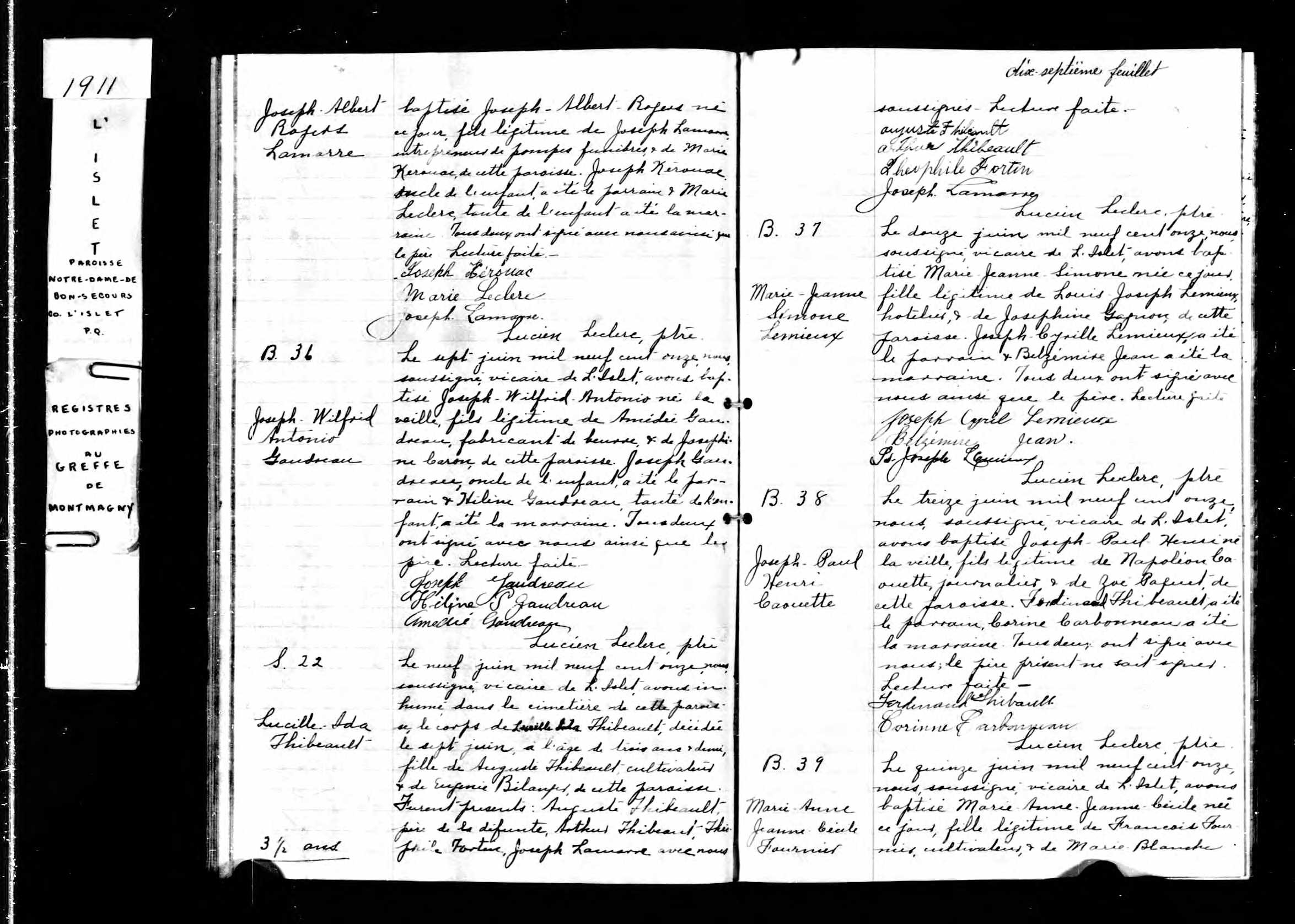 Acte de baptême