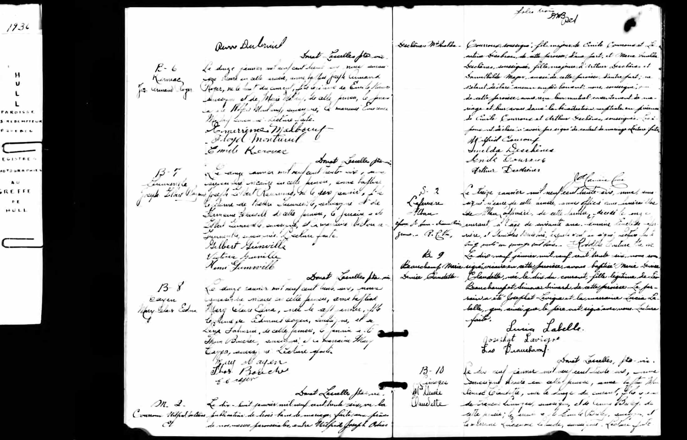 Acte de baptême Acte de baptême