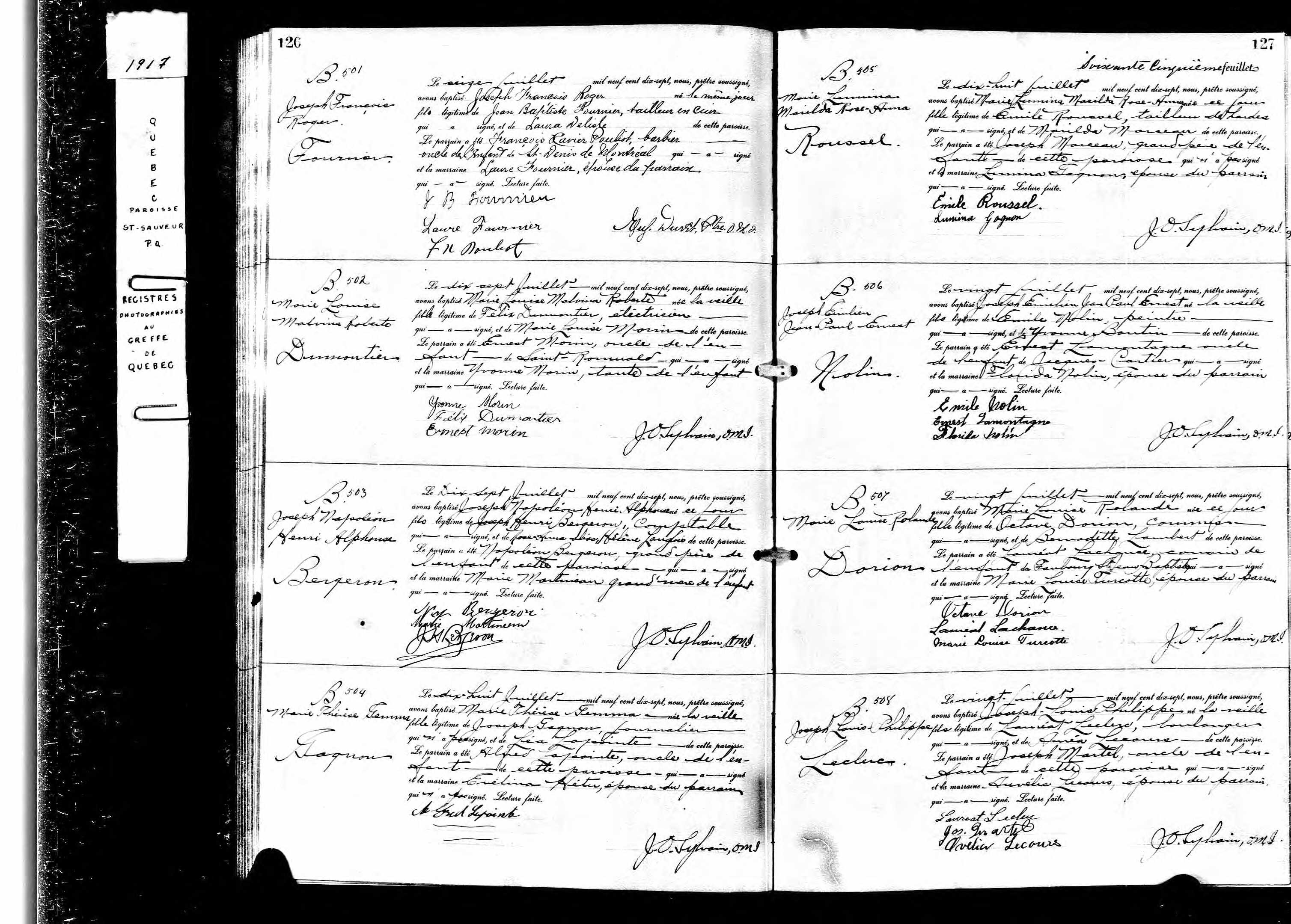 Acte de baptême